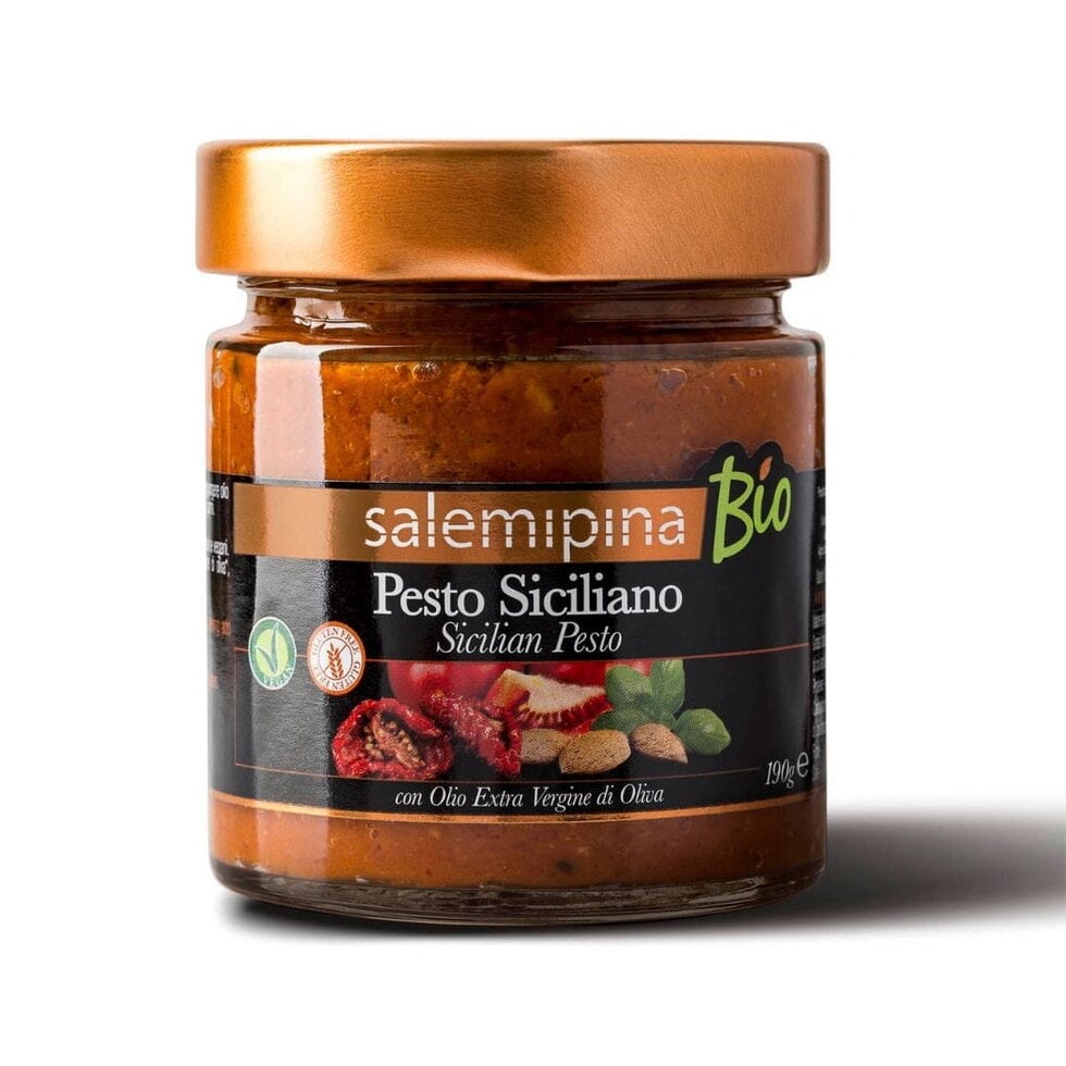 Pesto Rosso Siciliano BIO 190g -12 pezzi - SalemiPina