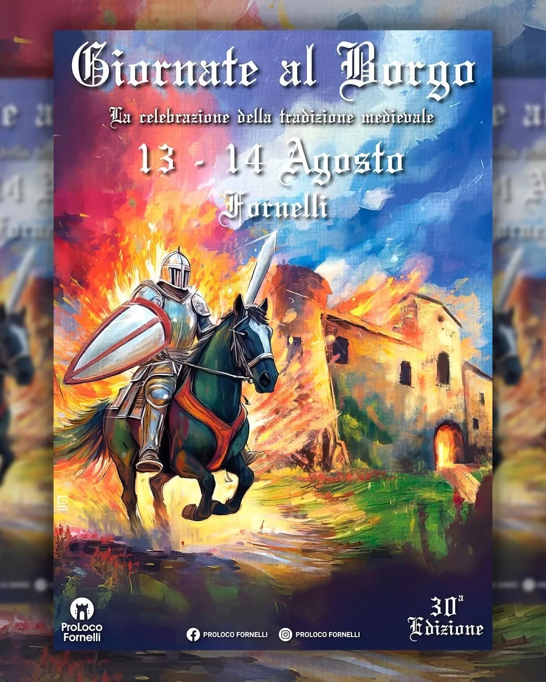 Locandina 30ª Giornate al Borgo 2026 a Fornelli (Isernia)