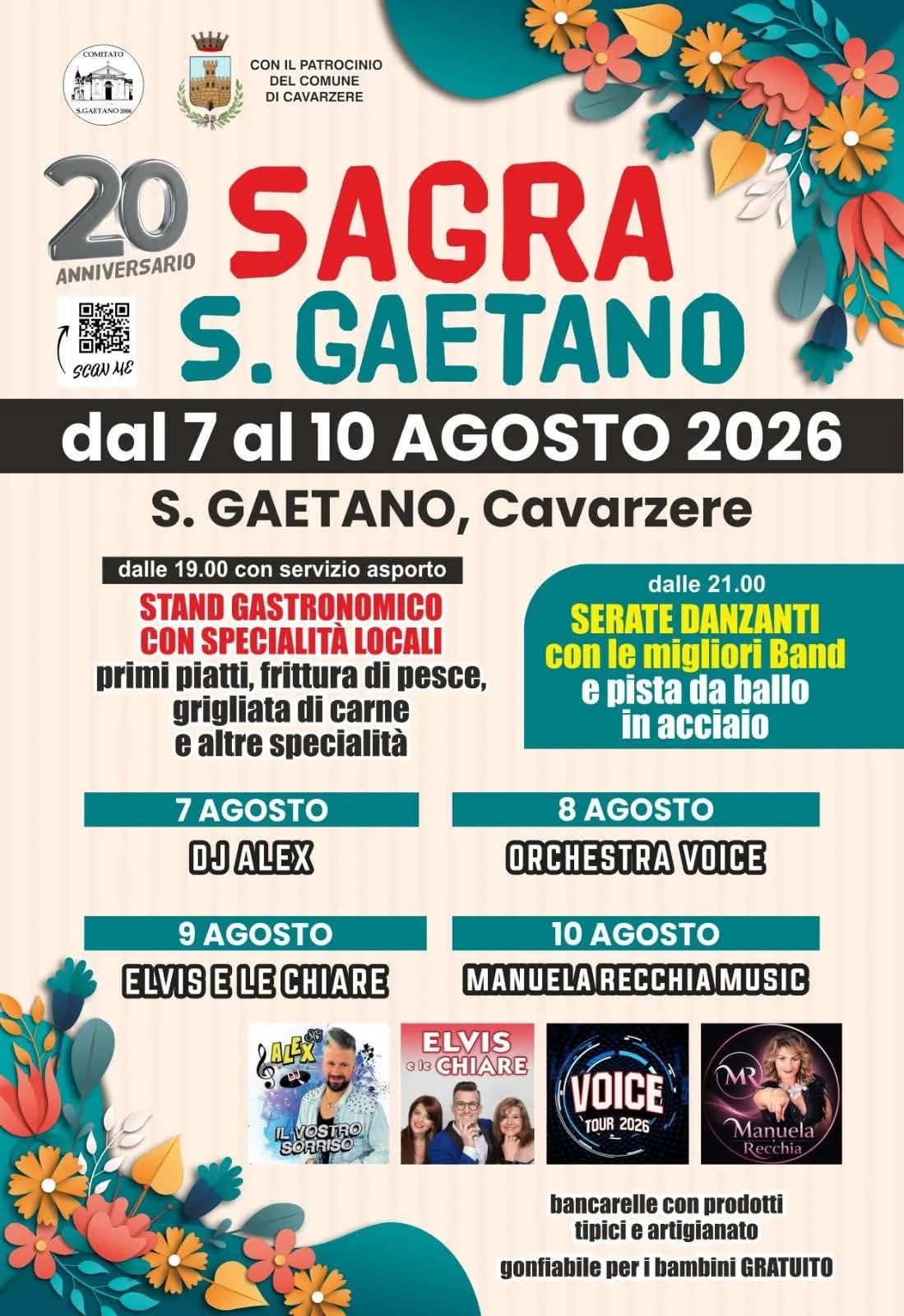 Sagra S. Gaetano — 20° Anniversario 2026