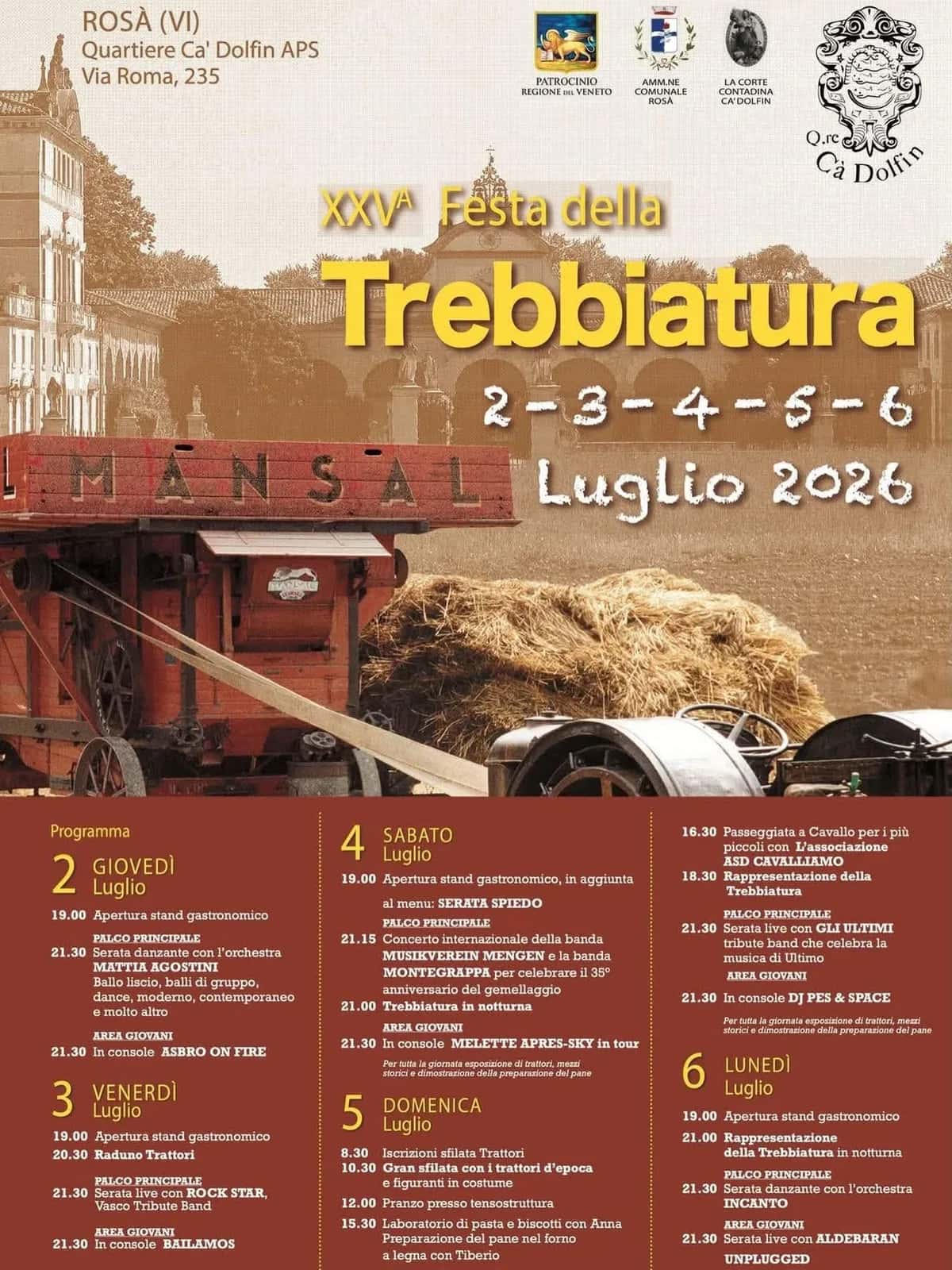 XXV Festa della Trebbiatura 2026