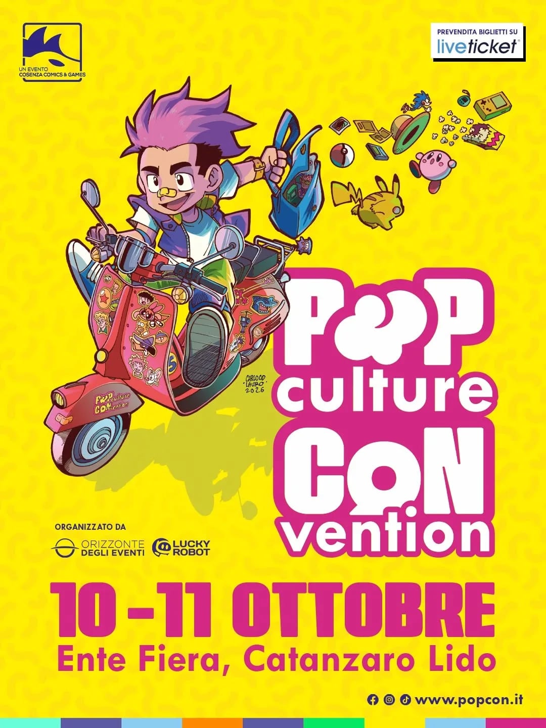 Locandina Pop Culture Con 2026 a Catanzaro (Catanzaro)