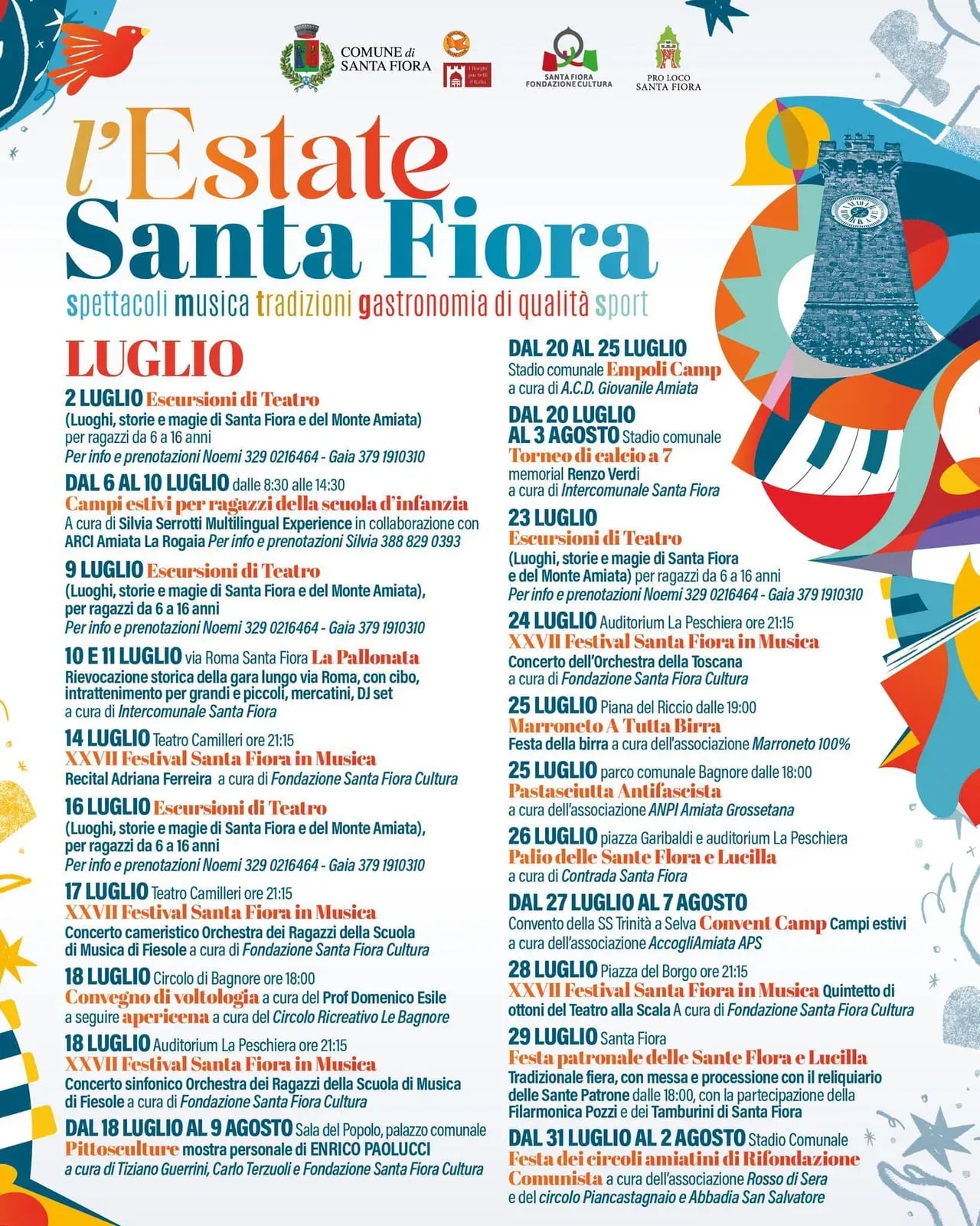 Palio delle Sante Flora e Lucilla 2026