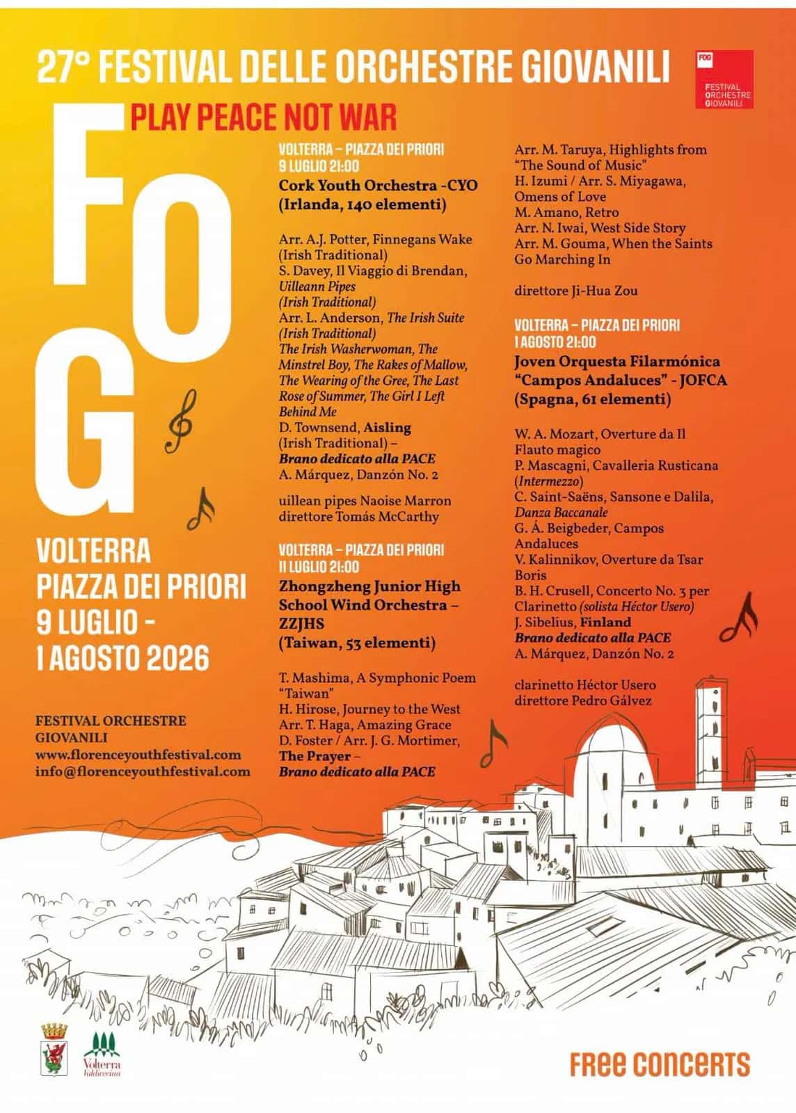 27° Festival delle Orchestre Giovanili 2026