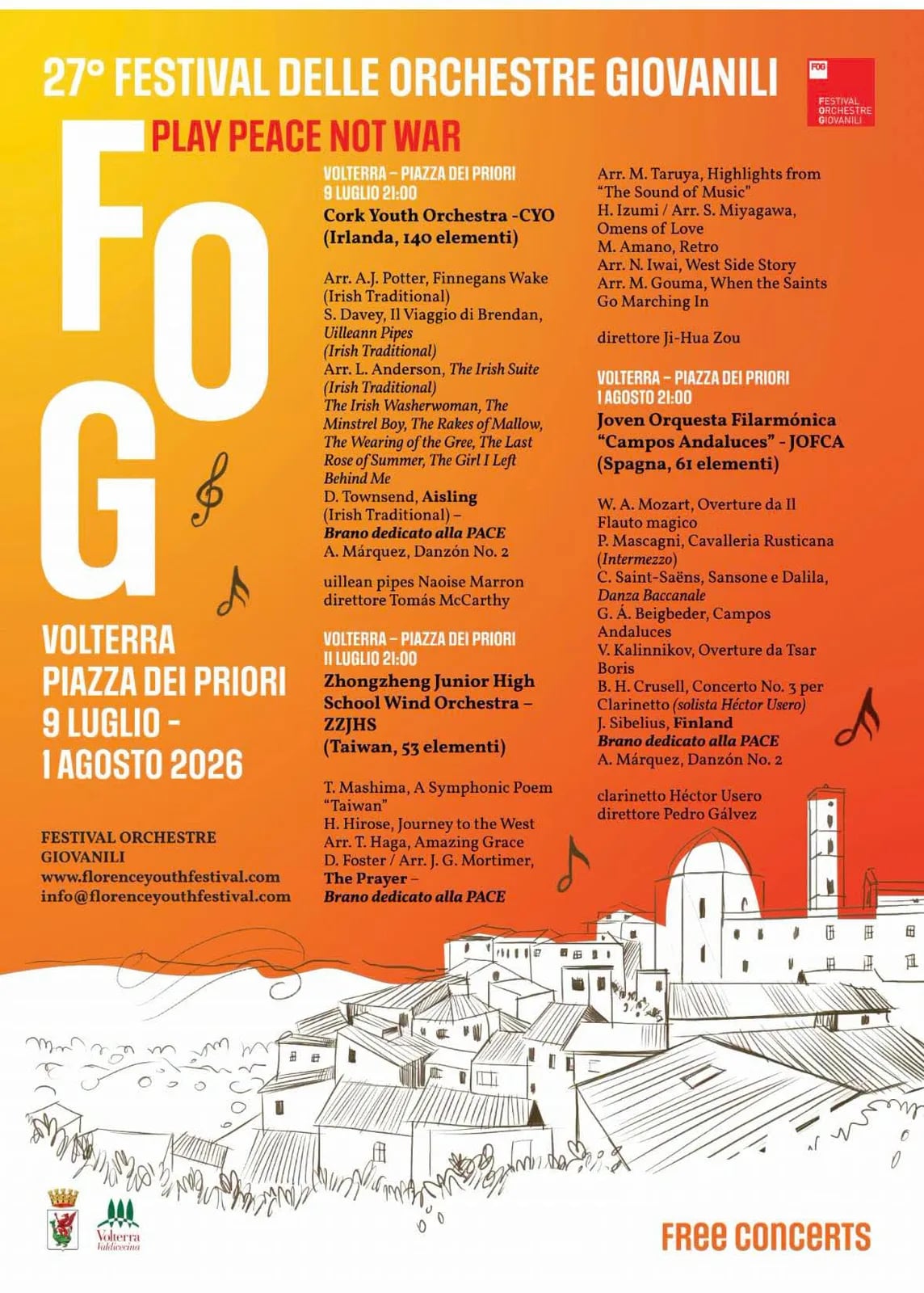 27° Festival delle Orchestre Giovanili 2026