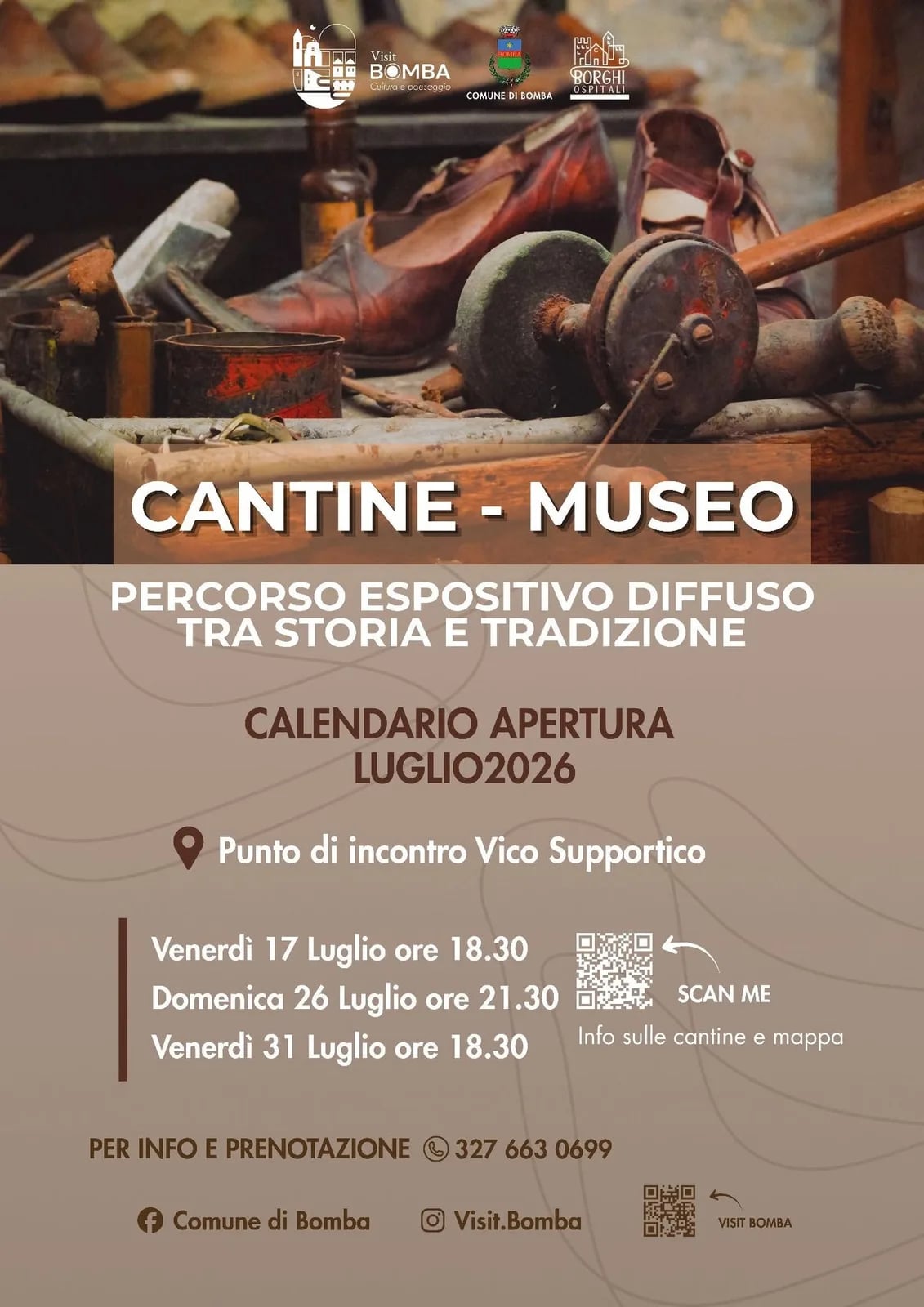 Cantine - Museo 2026 — Apertura 26 luglio