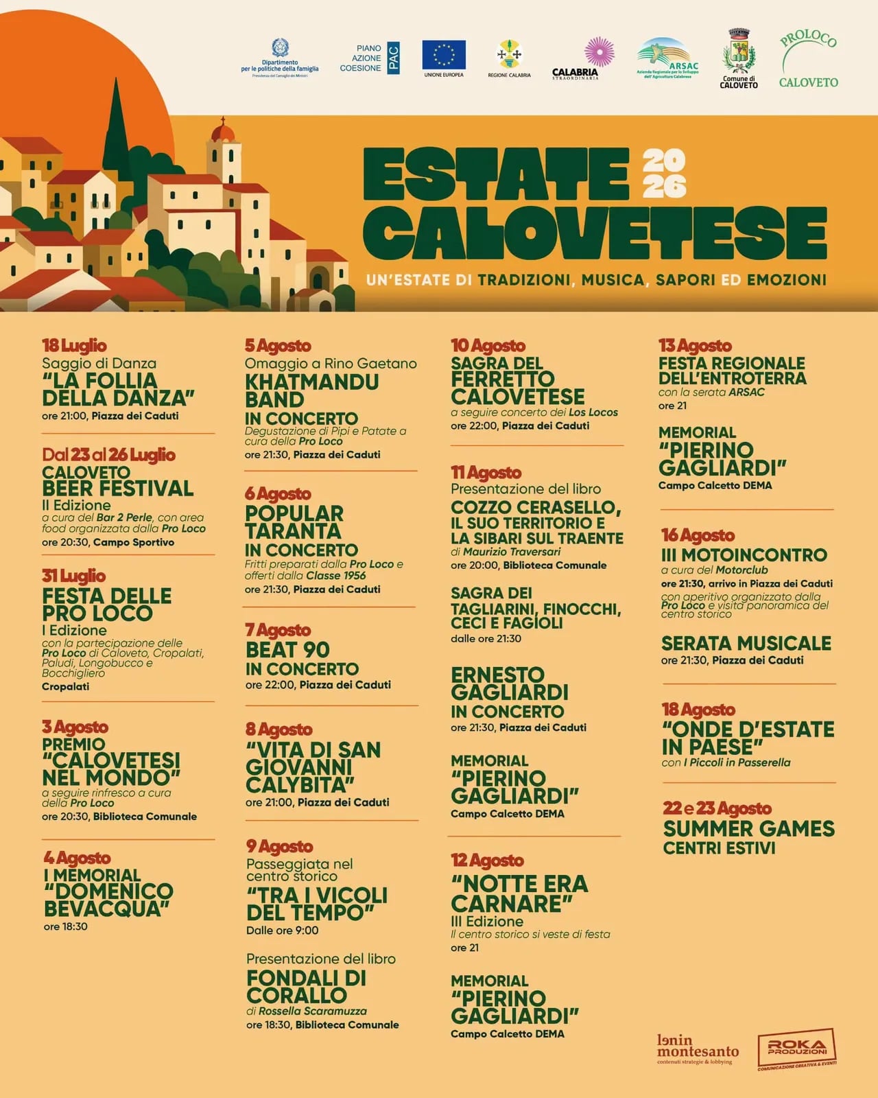 Locandina Notte Era Carnare — 3ª Ed. 2026 a Caloveto (Cosenza)