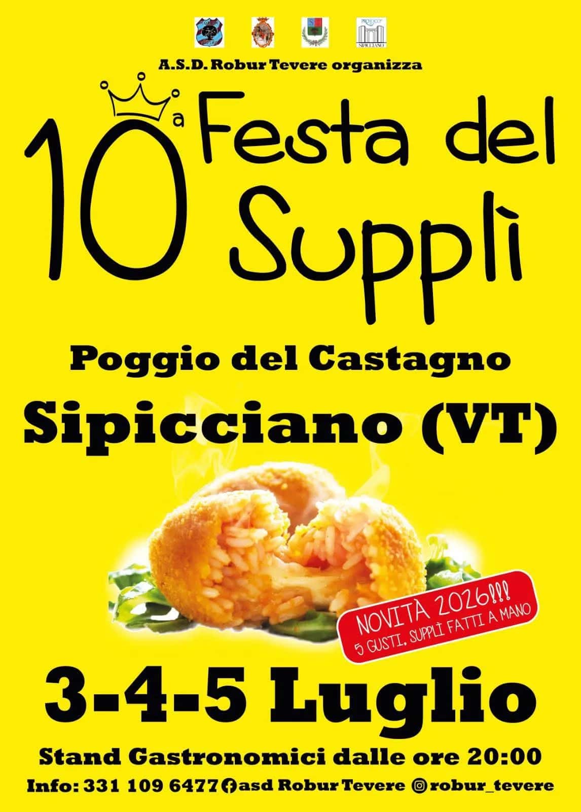 10ª Festa del Supplì 2026