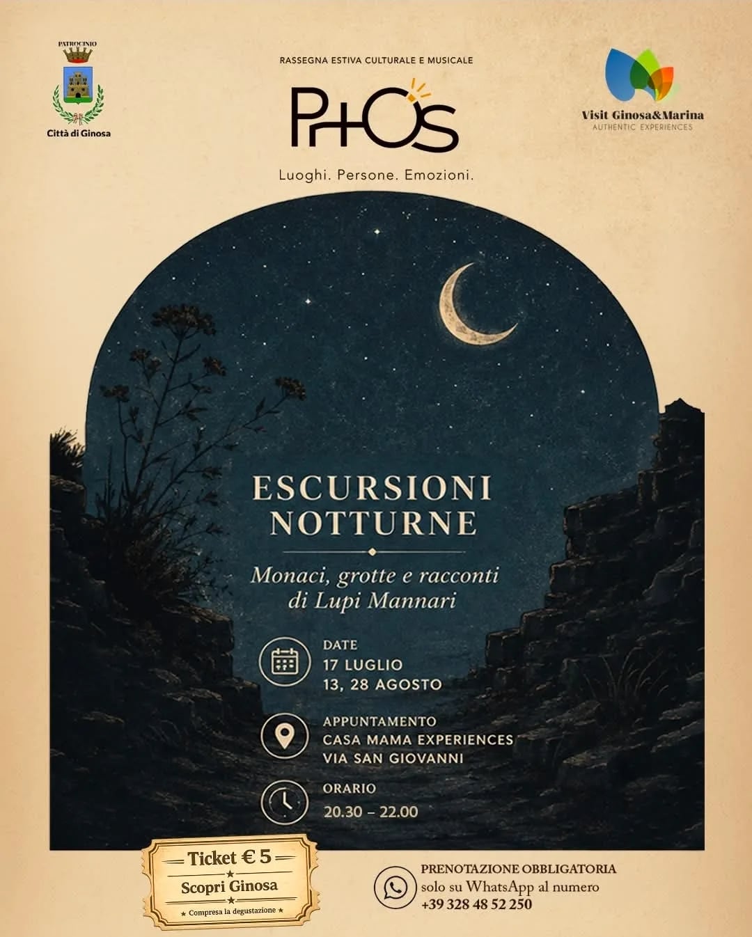 Escursioni Notturne: Monaci e Lupi Mannari 2026