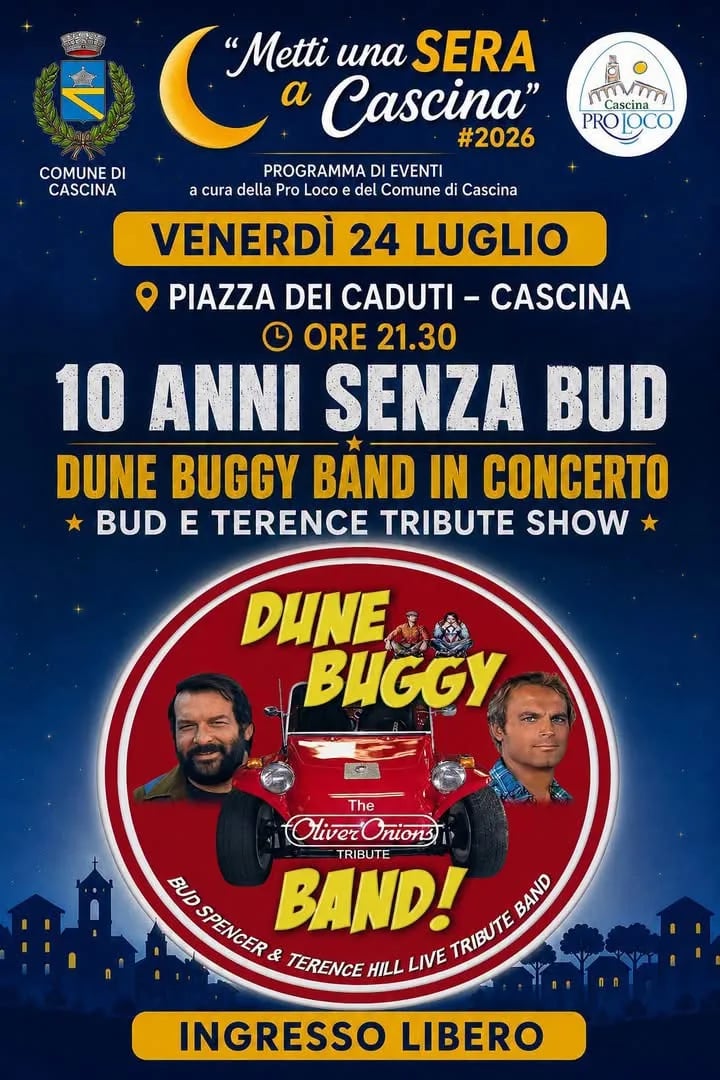 10 Anni Senza Bud - Dune Buggy Band 2026