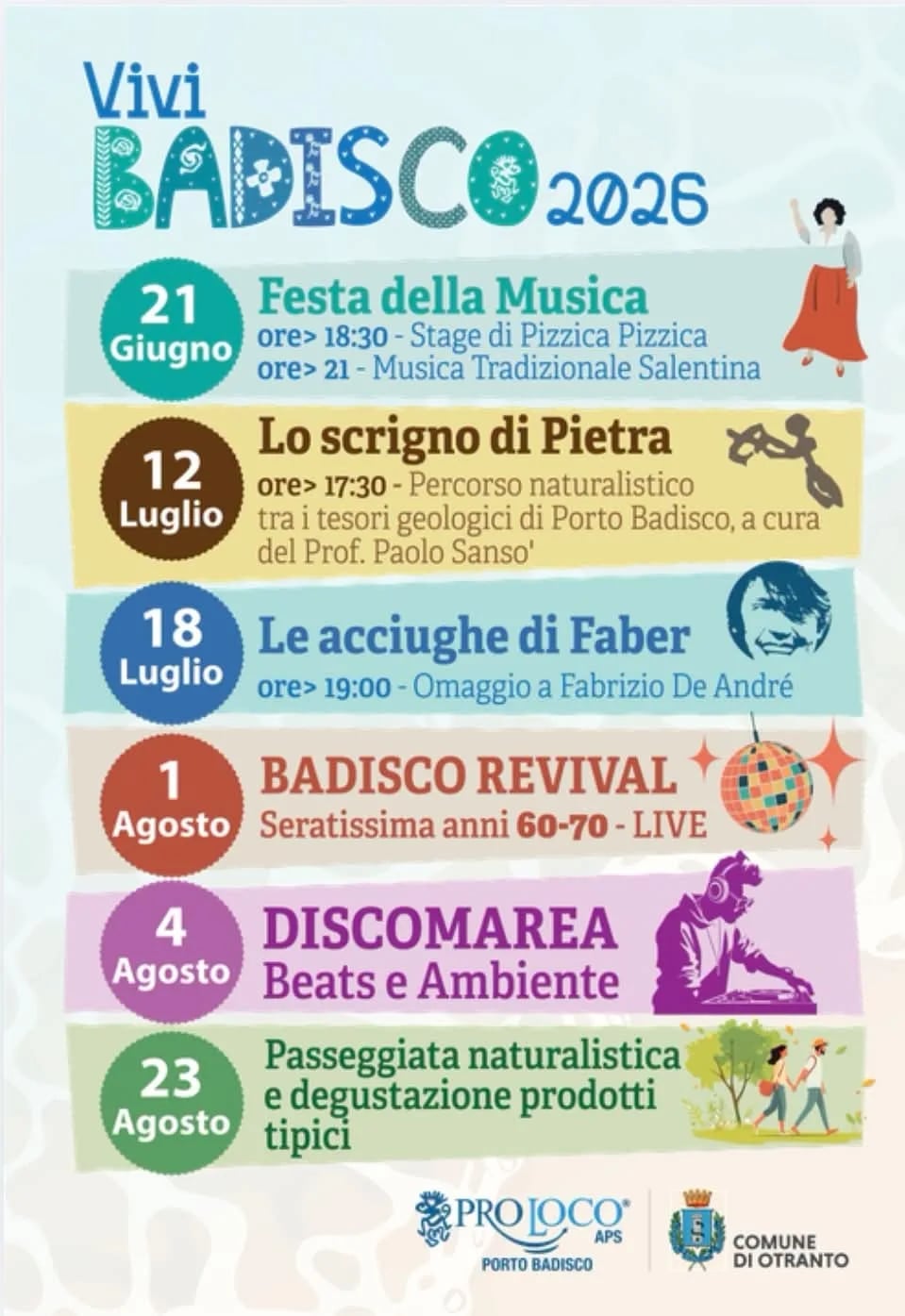 Le acciughe di Faber — Vivi Badisco 2026