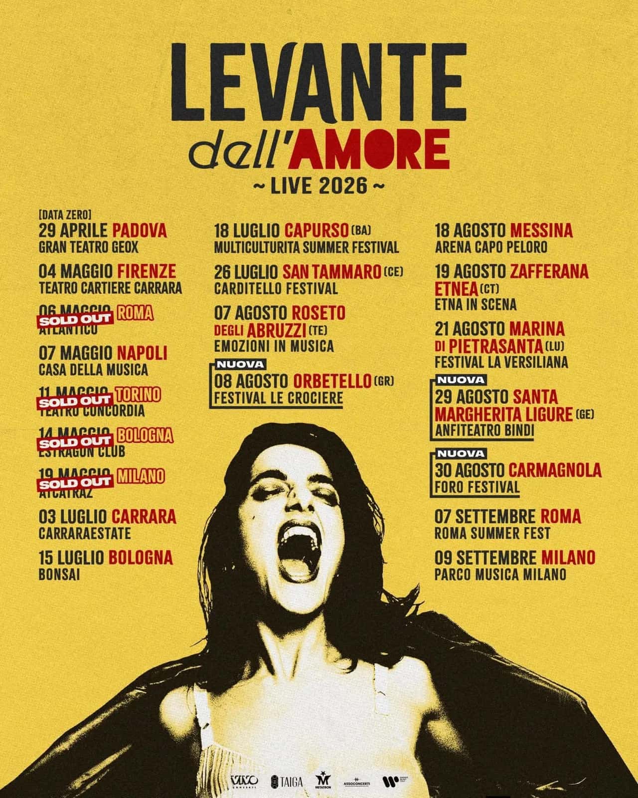 LeVant dell'Amore - Live 2026 - Bologna