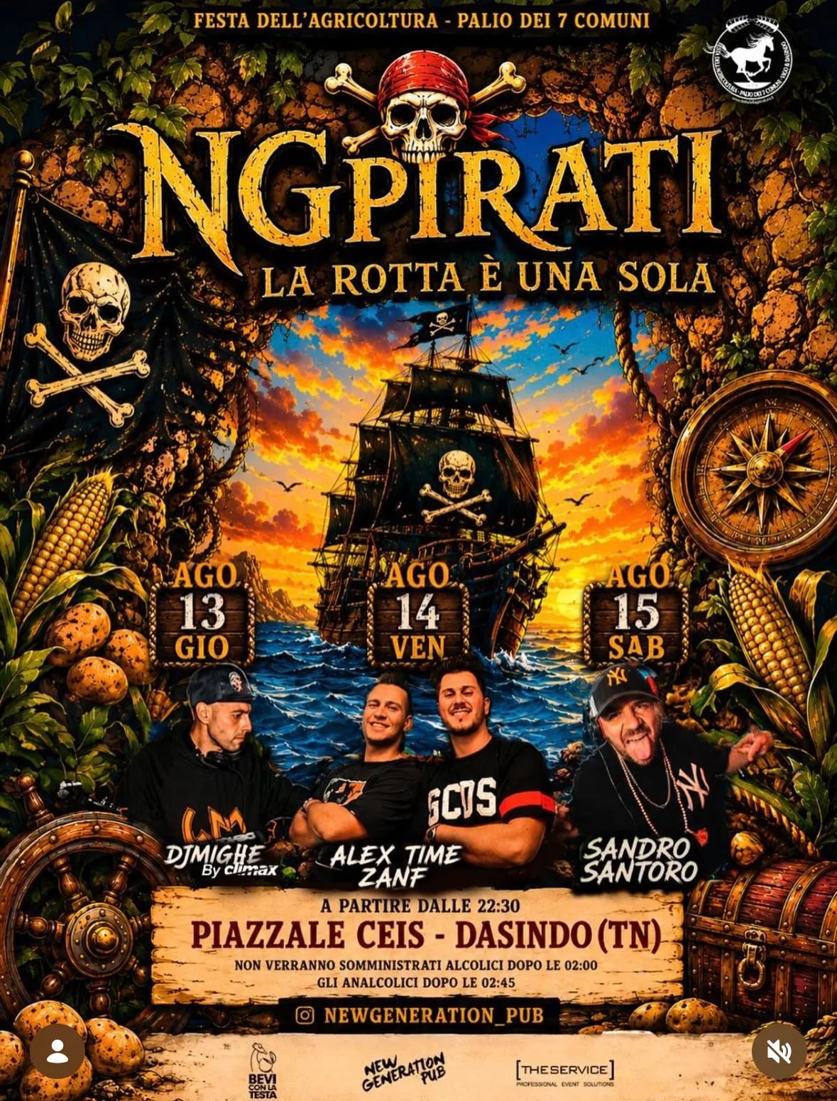 Locandina Festa dell'Agricoltura - Palio dei 7 Comuni 2026 a Predaia (Trento)