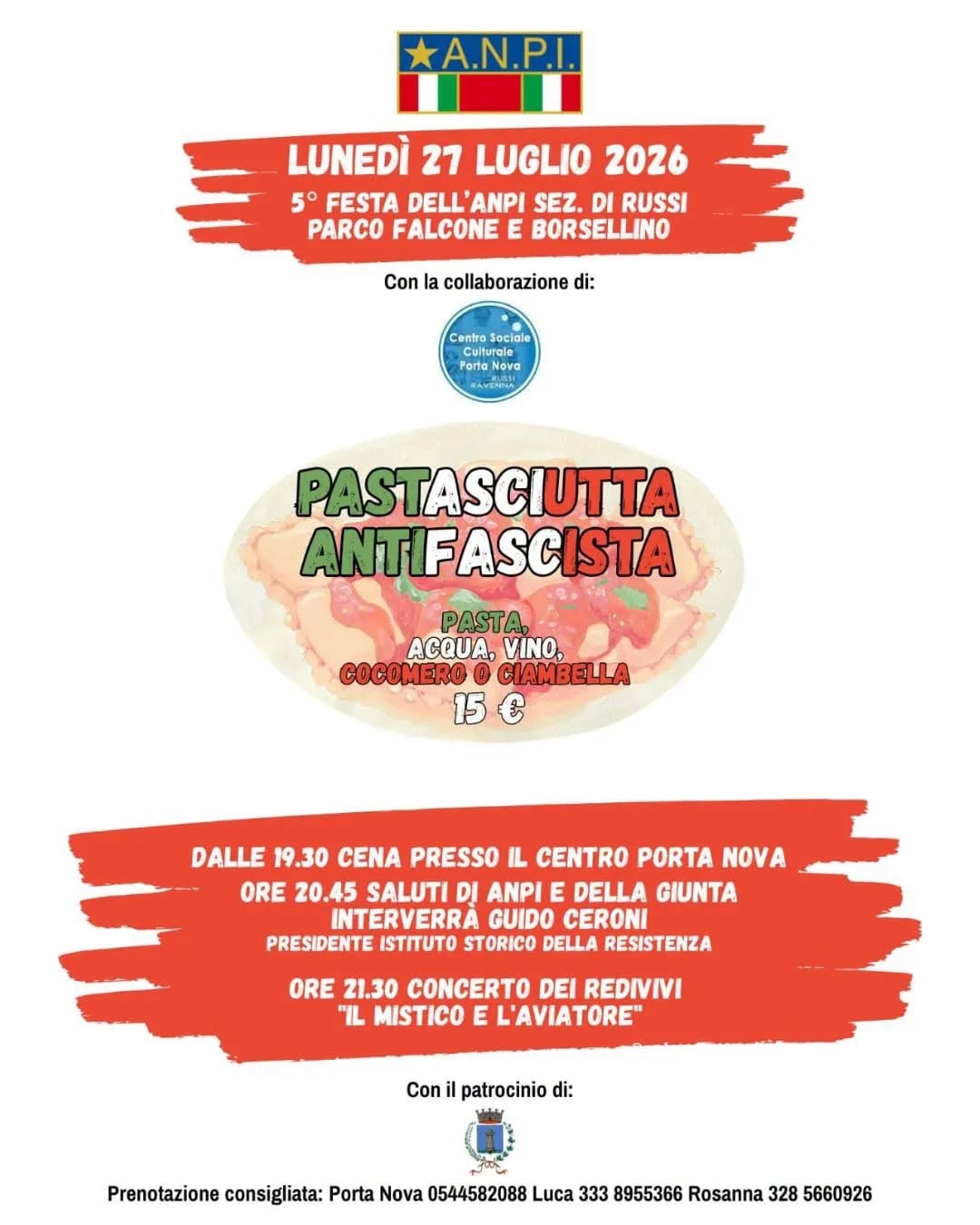 5ª Festa dell'ANPI Sez. di Russi 2026