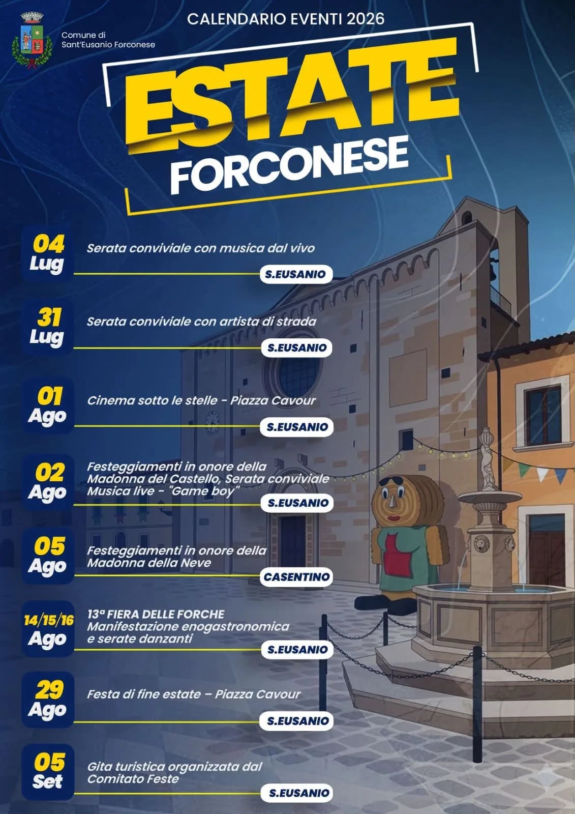 Estate Forconese 2026 - Festeggiamenti in onore della Madonn