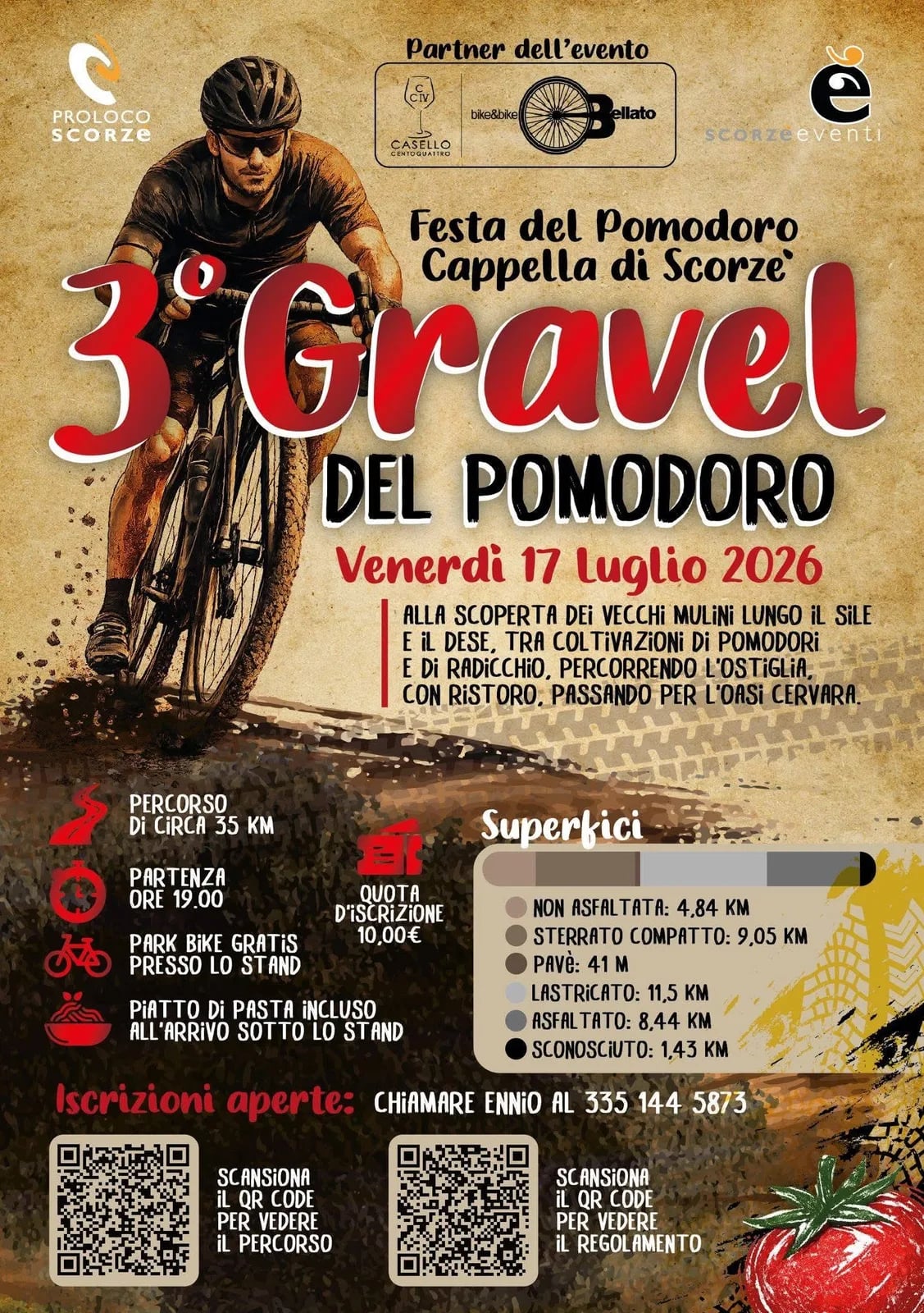 3ª Gravel del Pomodoro 2026