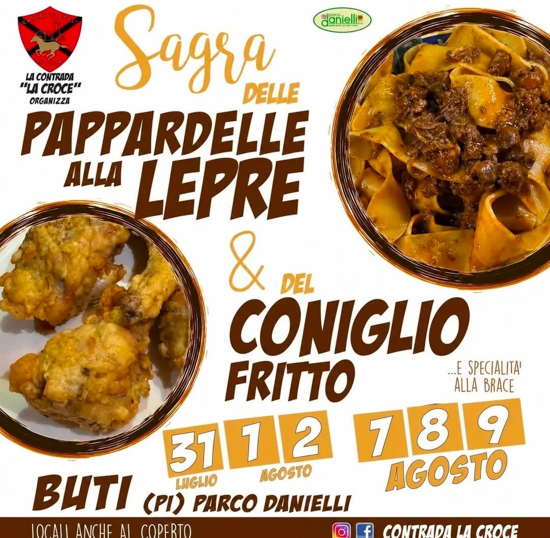 Sagra delle Pappardelle alla Lepre e Coniglio Fritto 2026