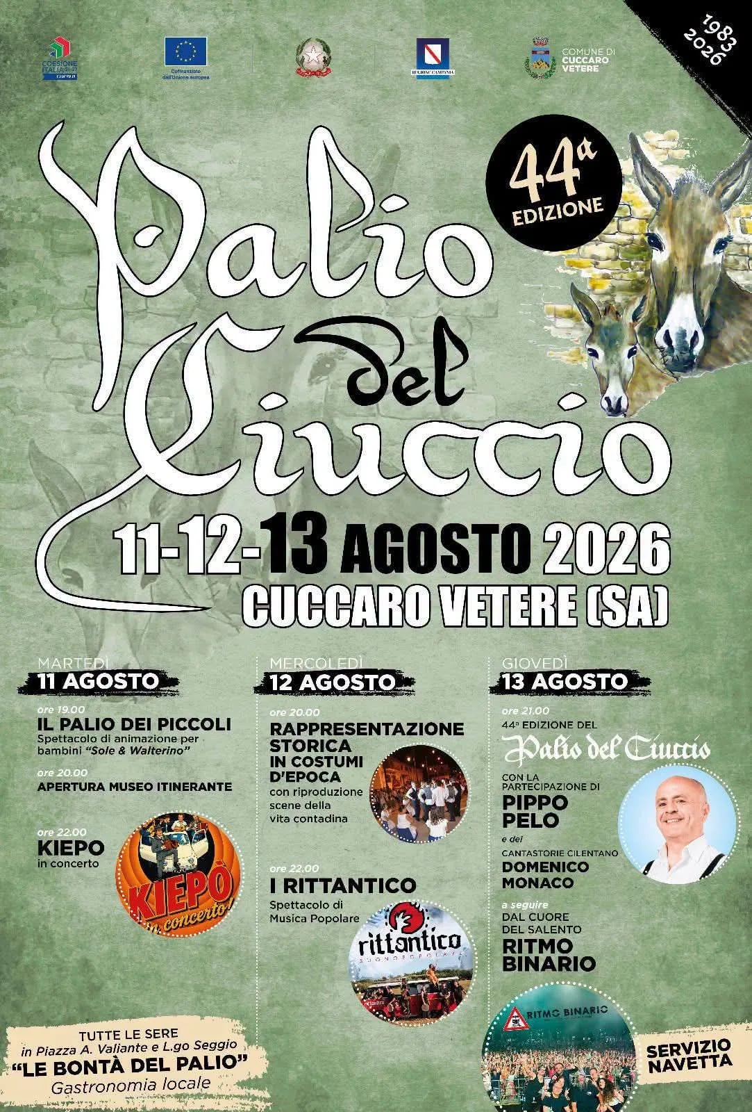 Palio del Ciuccio — 44ª Edizione 2026