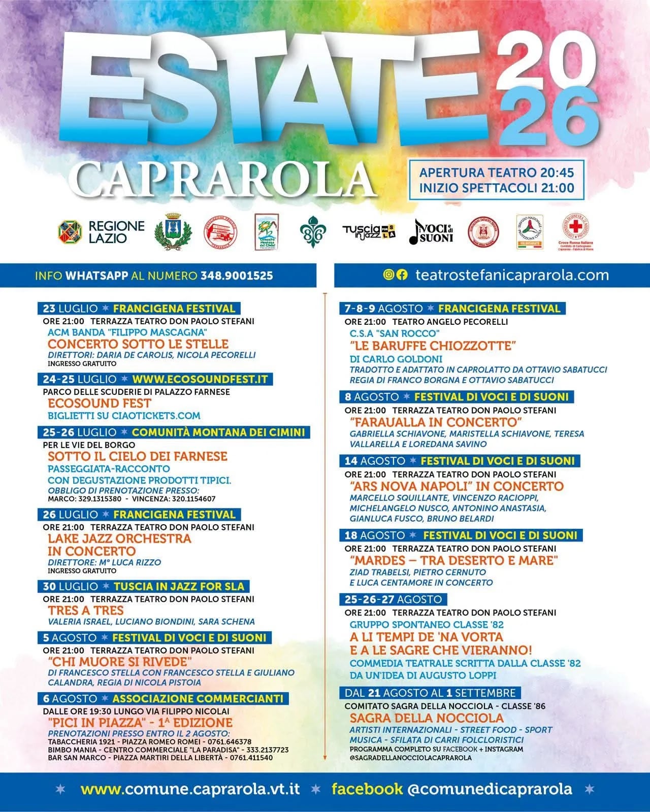 Lake Jazz Orchestra in Concerto 2026