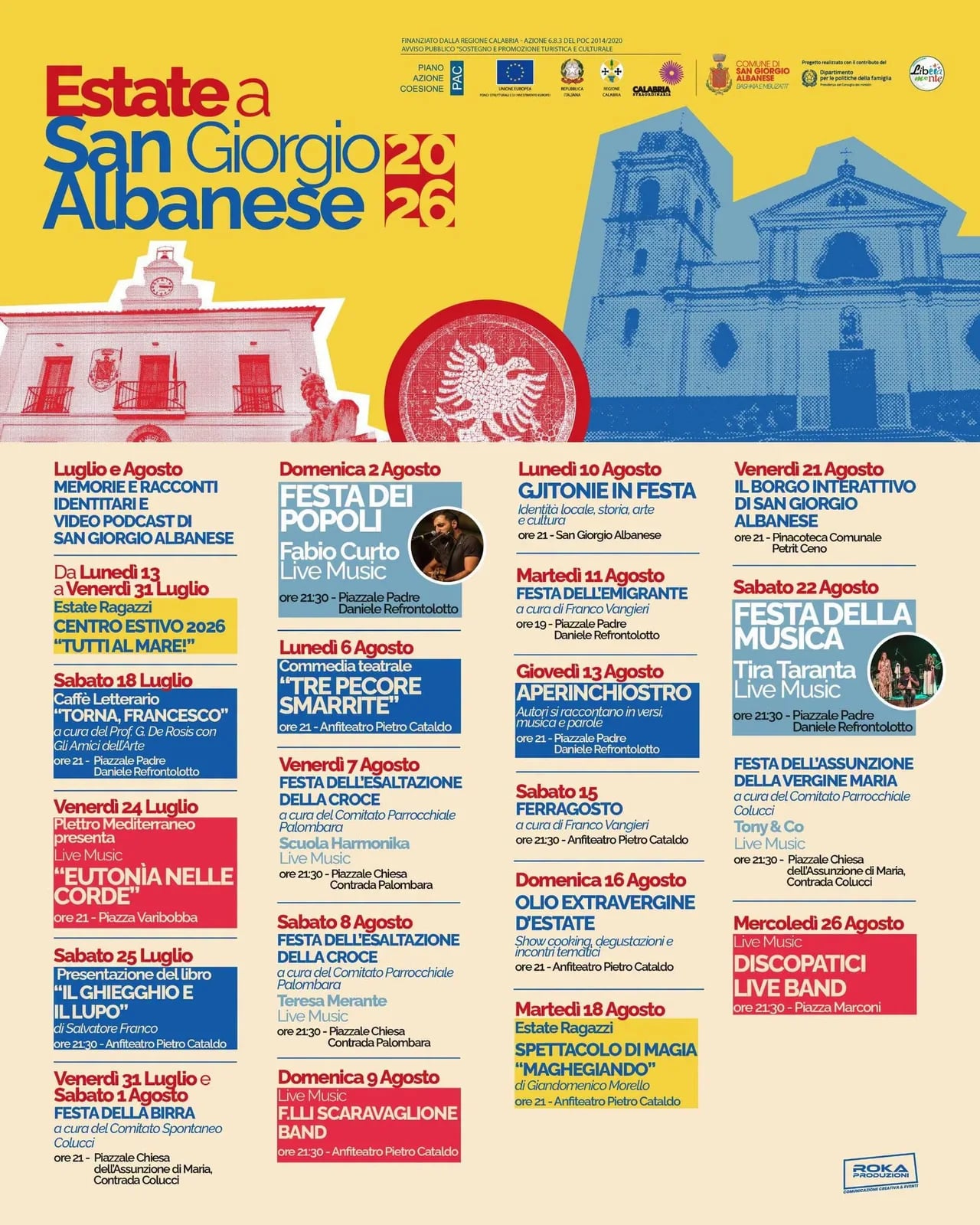 Locandina Aperinchiostro 2026 a San Giorgio Albanese (Cosenza)