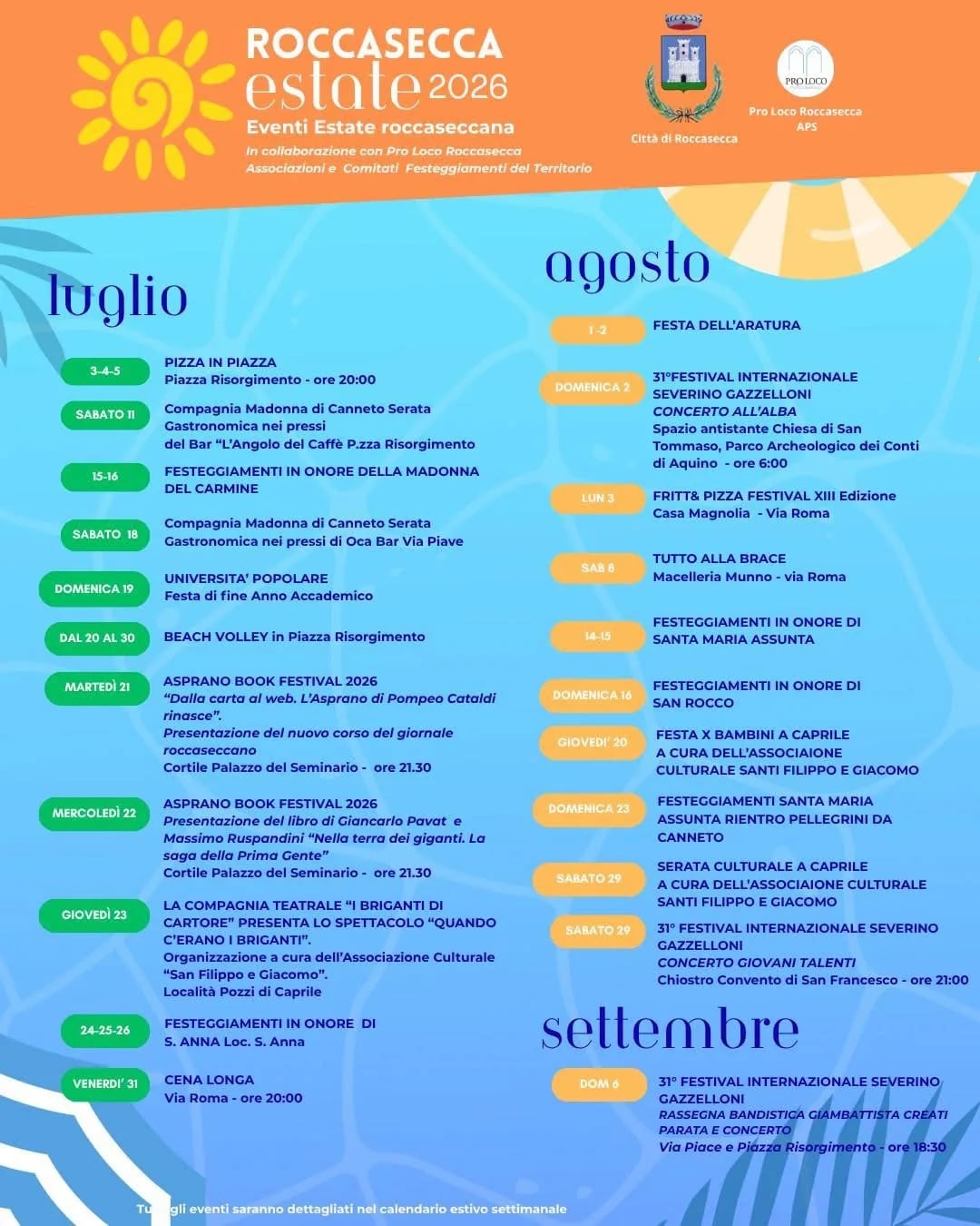 Cena Longa 2026