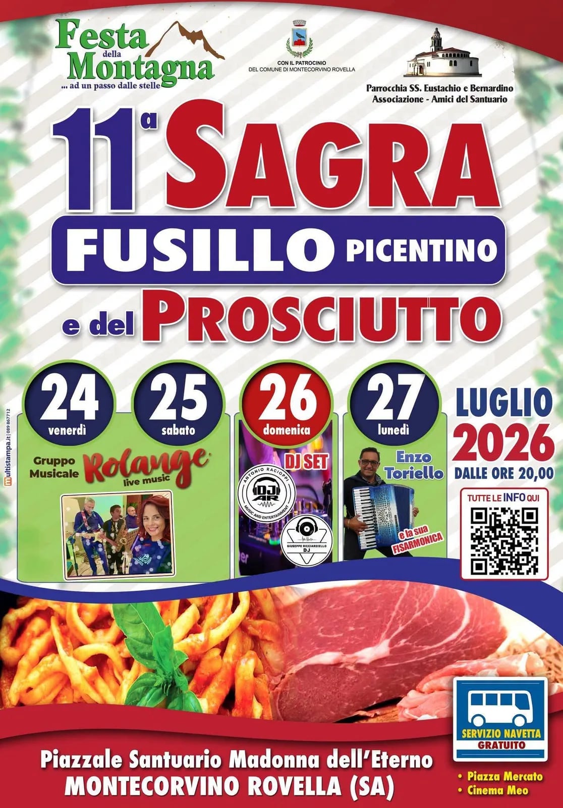 11ª Sagra Fusillo Picentino e del Prosciutto 2026