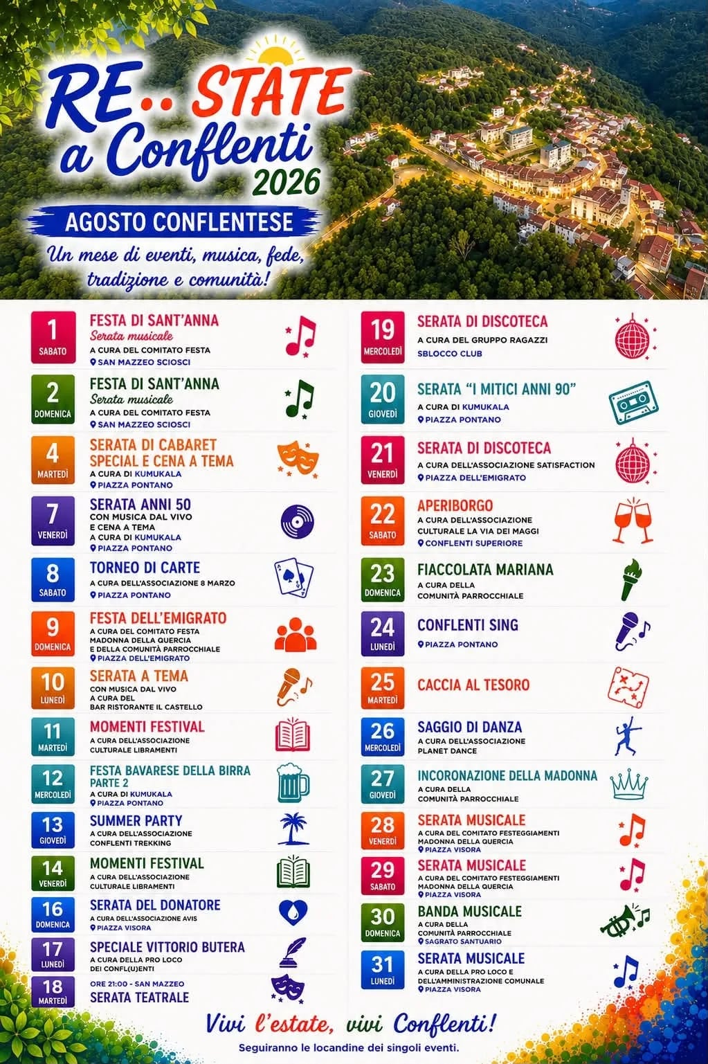 Locandina Festa Bavarese della Birra — Parte 2 2026 a Conflenti (Catanzaro)