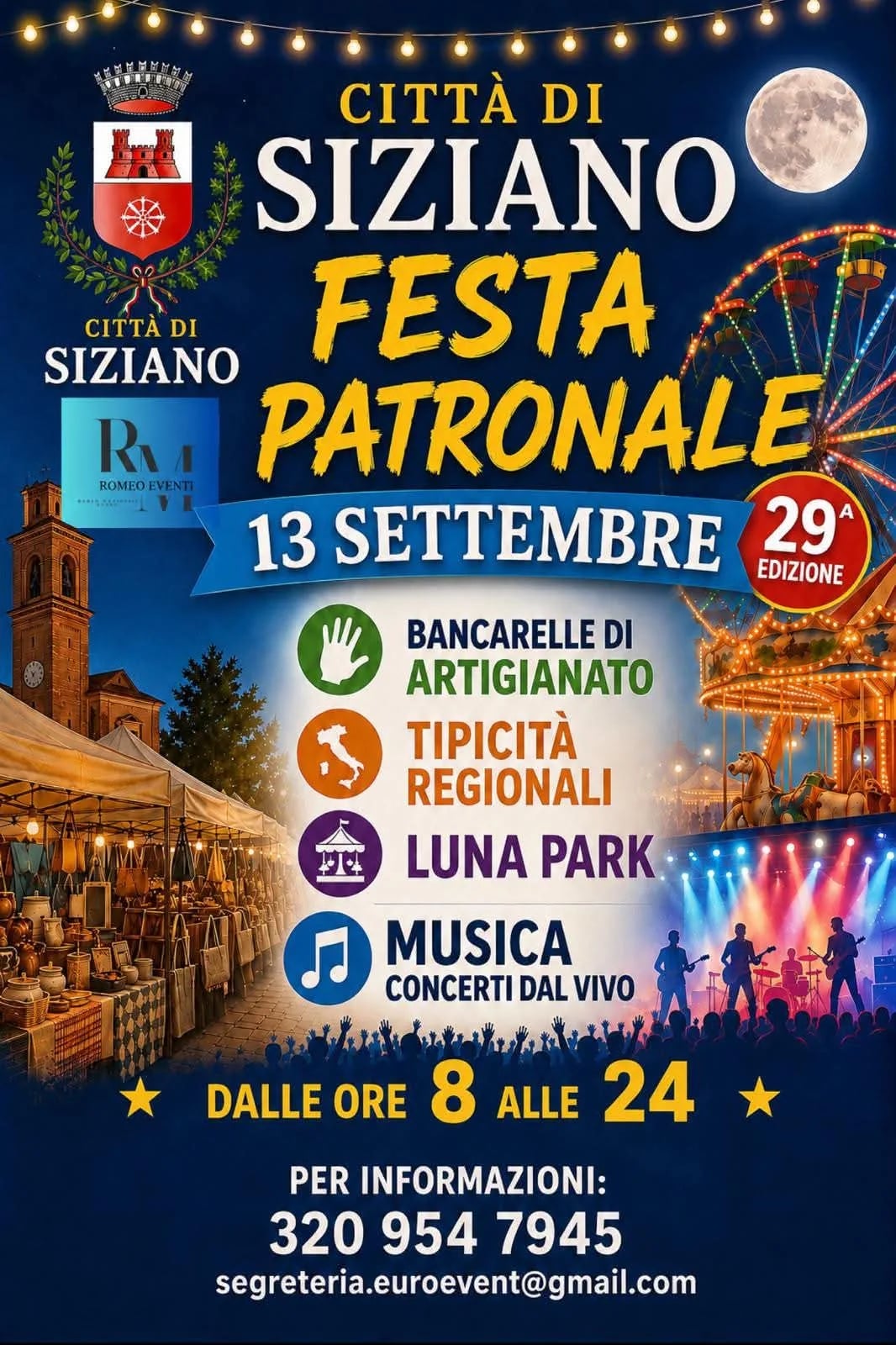 29ª Festa Patronale di Siziano 2026