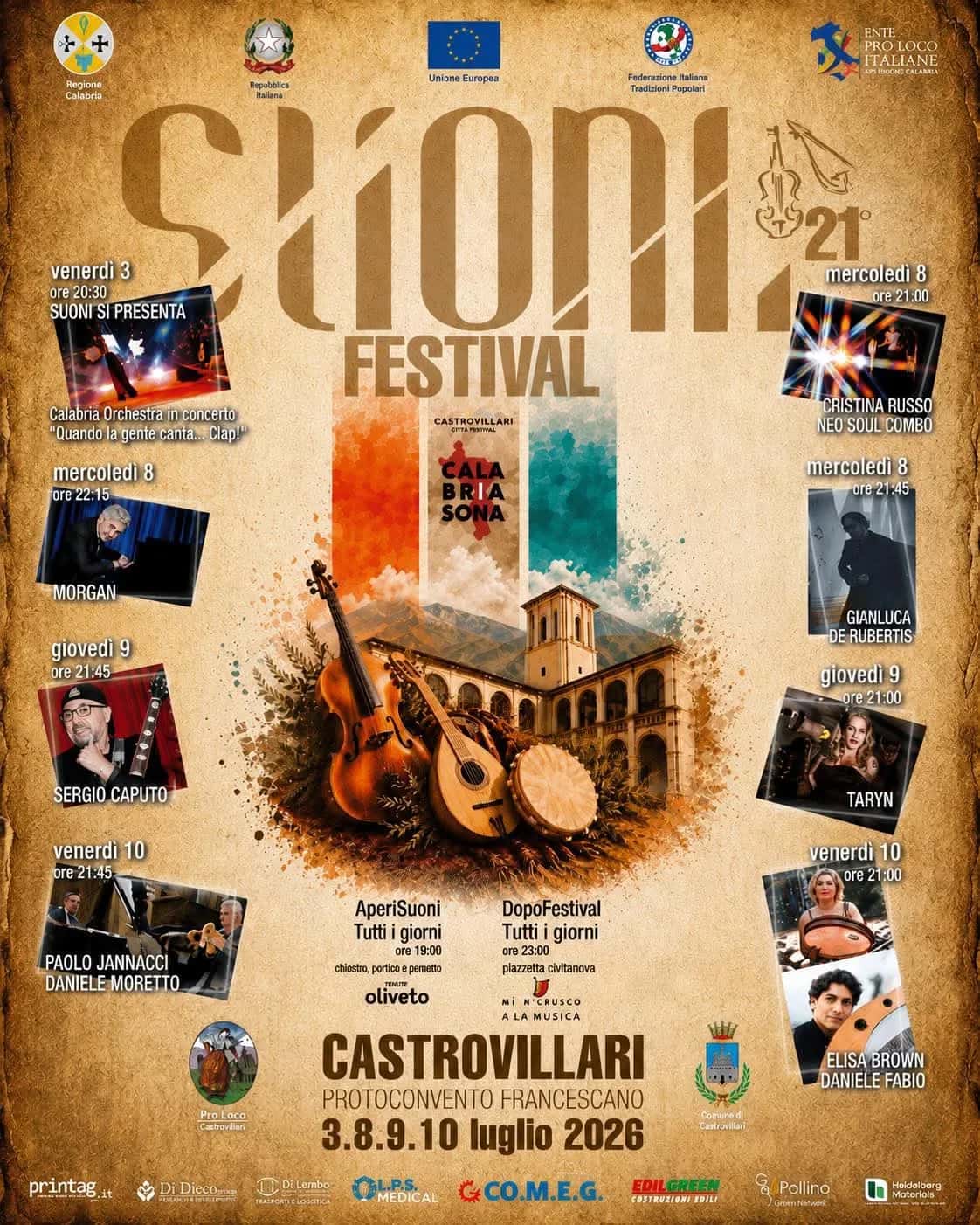 Calabria Orchestra in concerto — Suoni Festival 2026