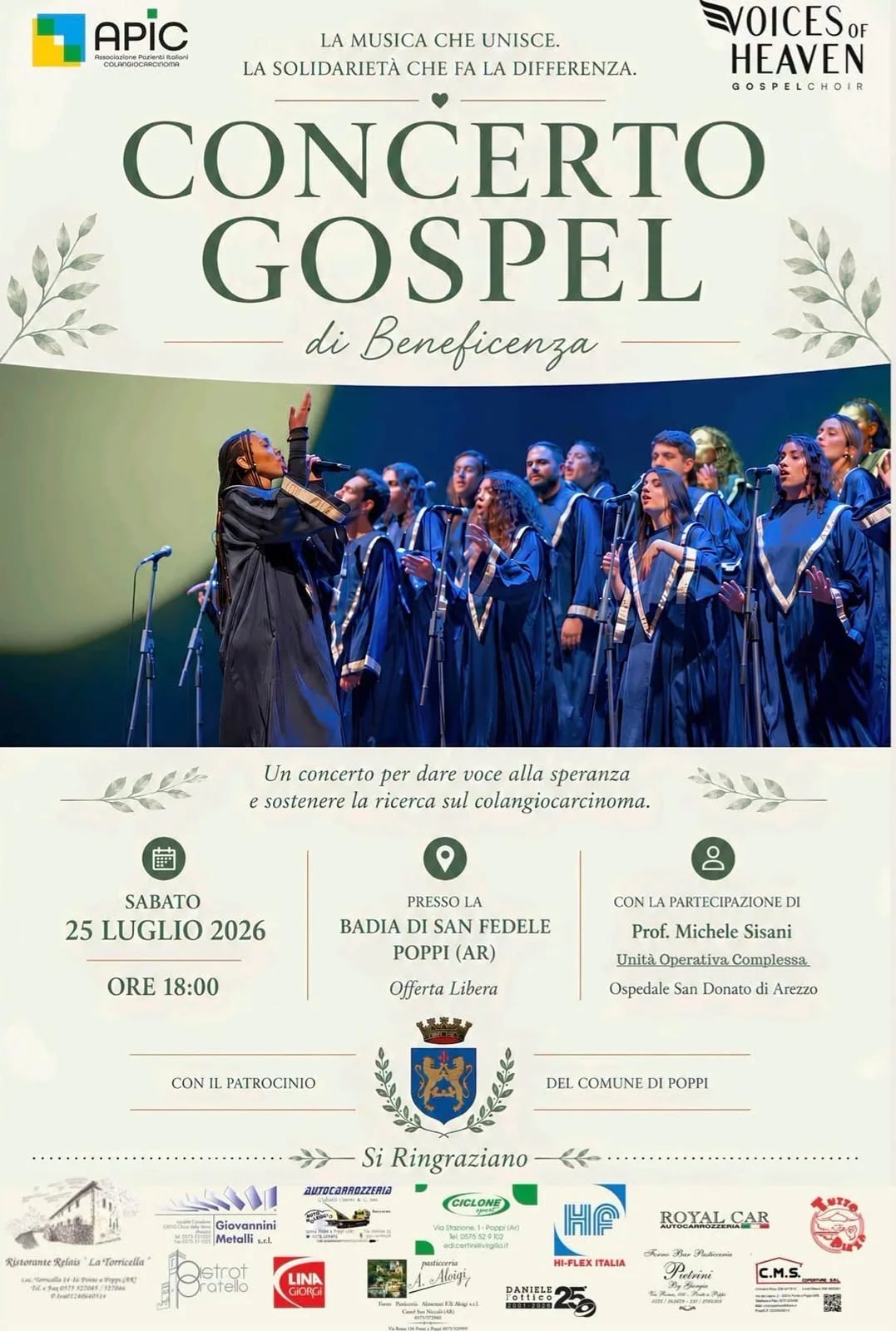 Concerto Gospel di Beneficenza 2026