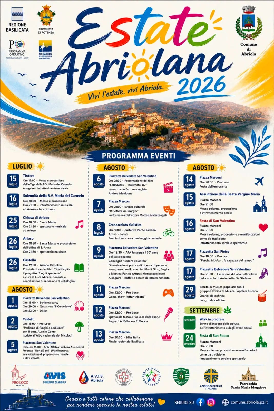 Locandina Esibizione di ballo — Scuola Antonietta De Stefano 2026 a Abriola (Potenza)