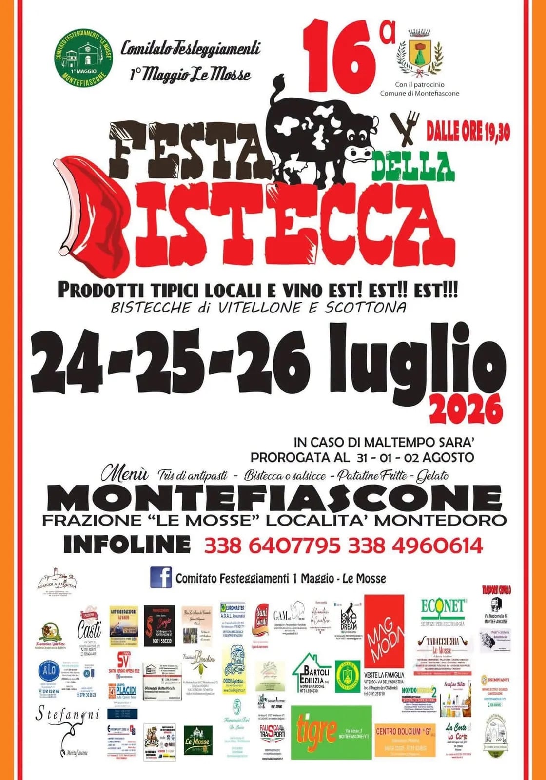 16ª Festa della Bistecca 2026