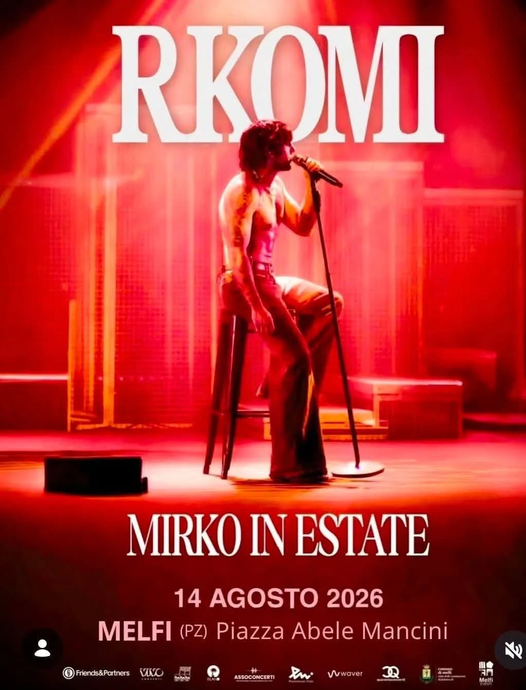 Rkomi Mirko in Estate 2026