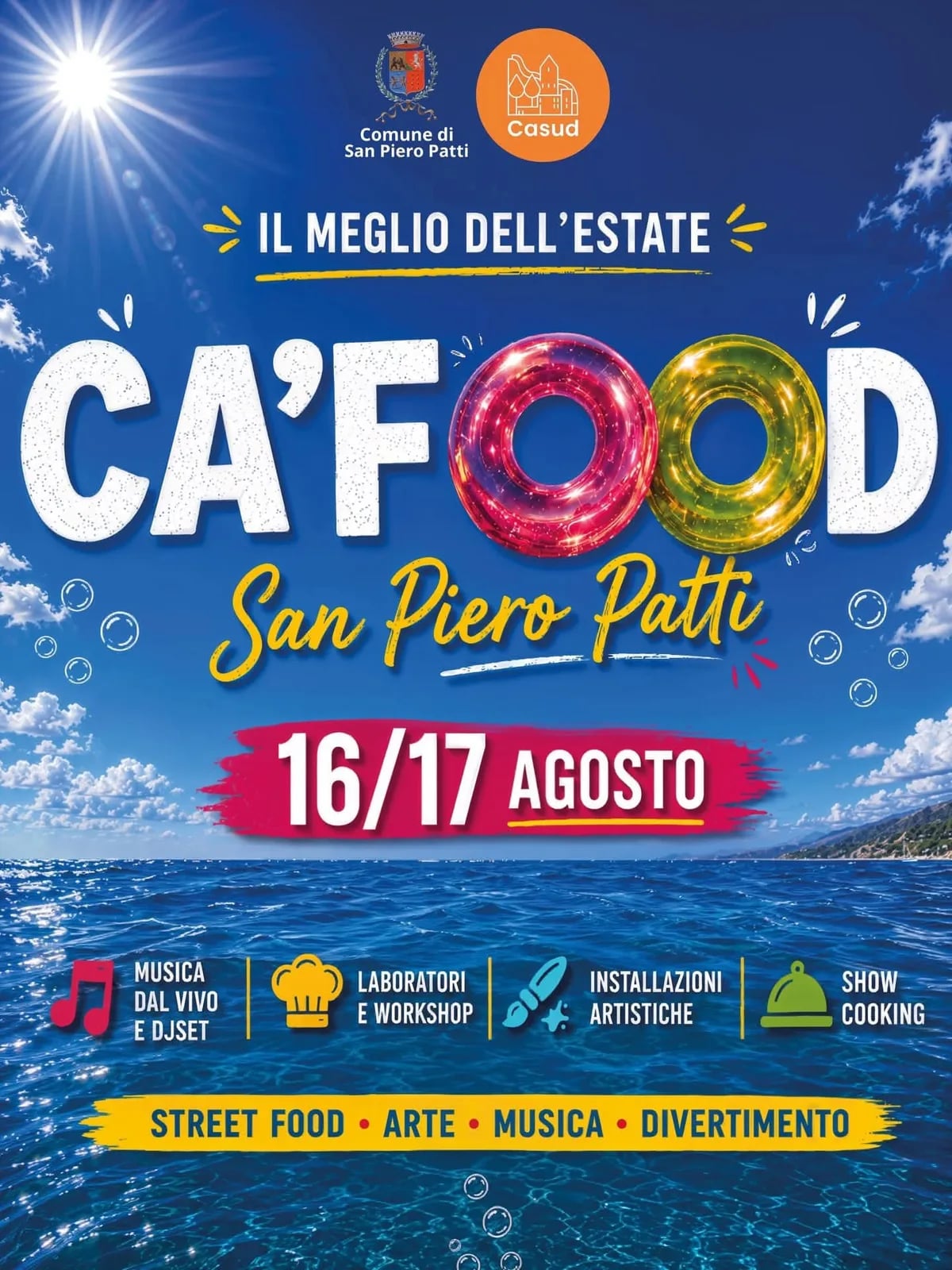Locandina Ca'Food San Piero Patti 2026 a San Piero Patti (Messina)