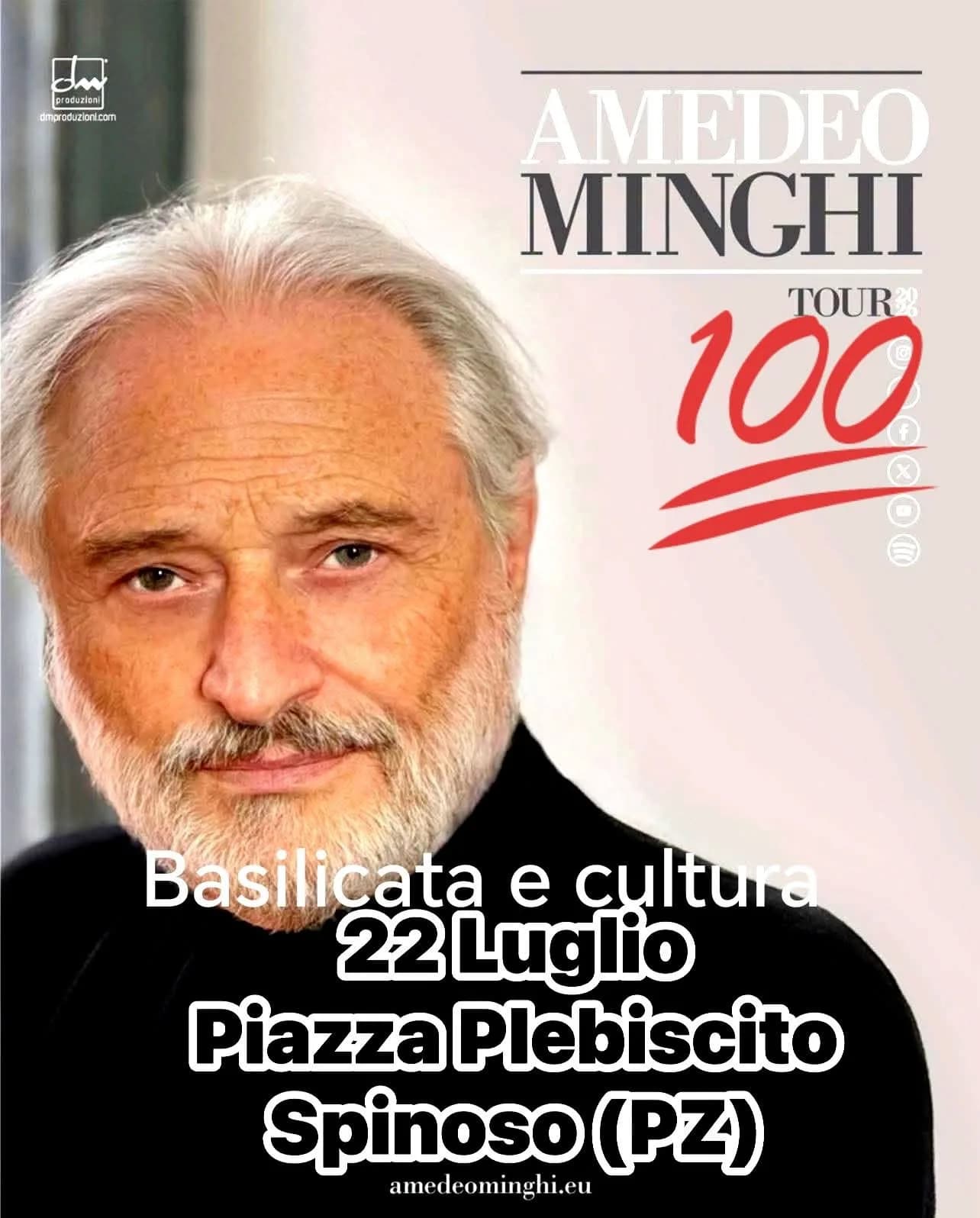 Amedeo Minghi Tour 100 2026