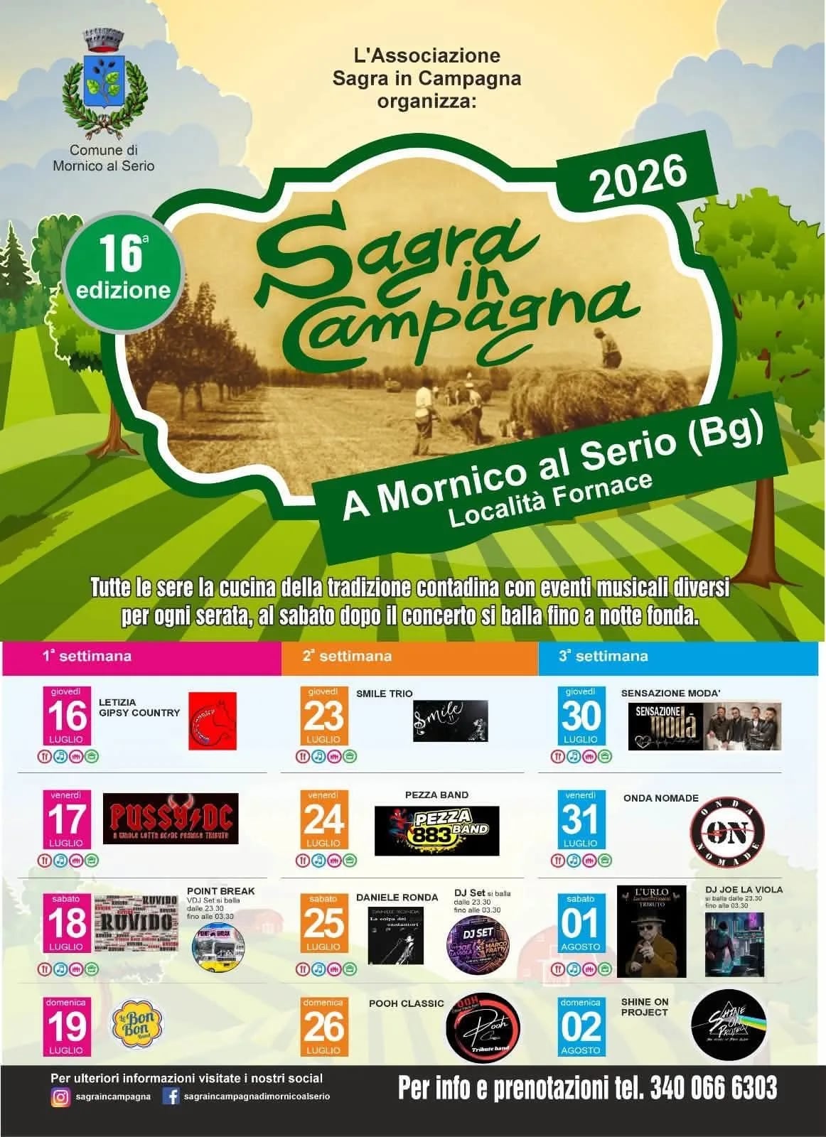 Pezza Band 883 — Sagra in Campagna 2026
