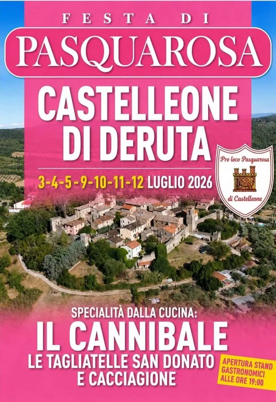Festa di Pasquarosa 2026 a Castelleone di Deruta