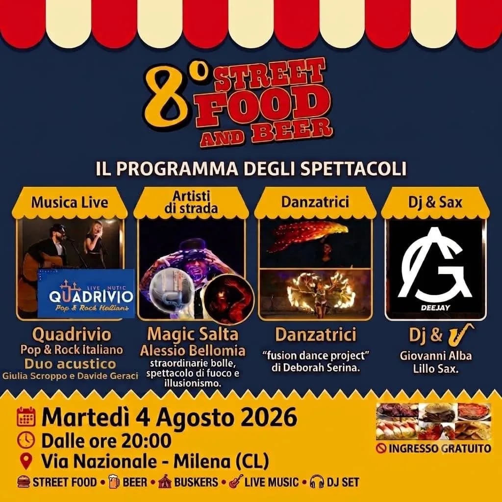 8° Street Food and Beer 2026