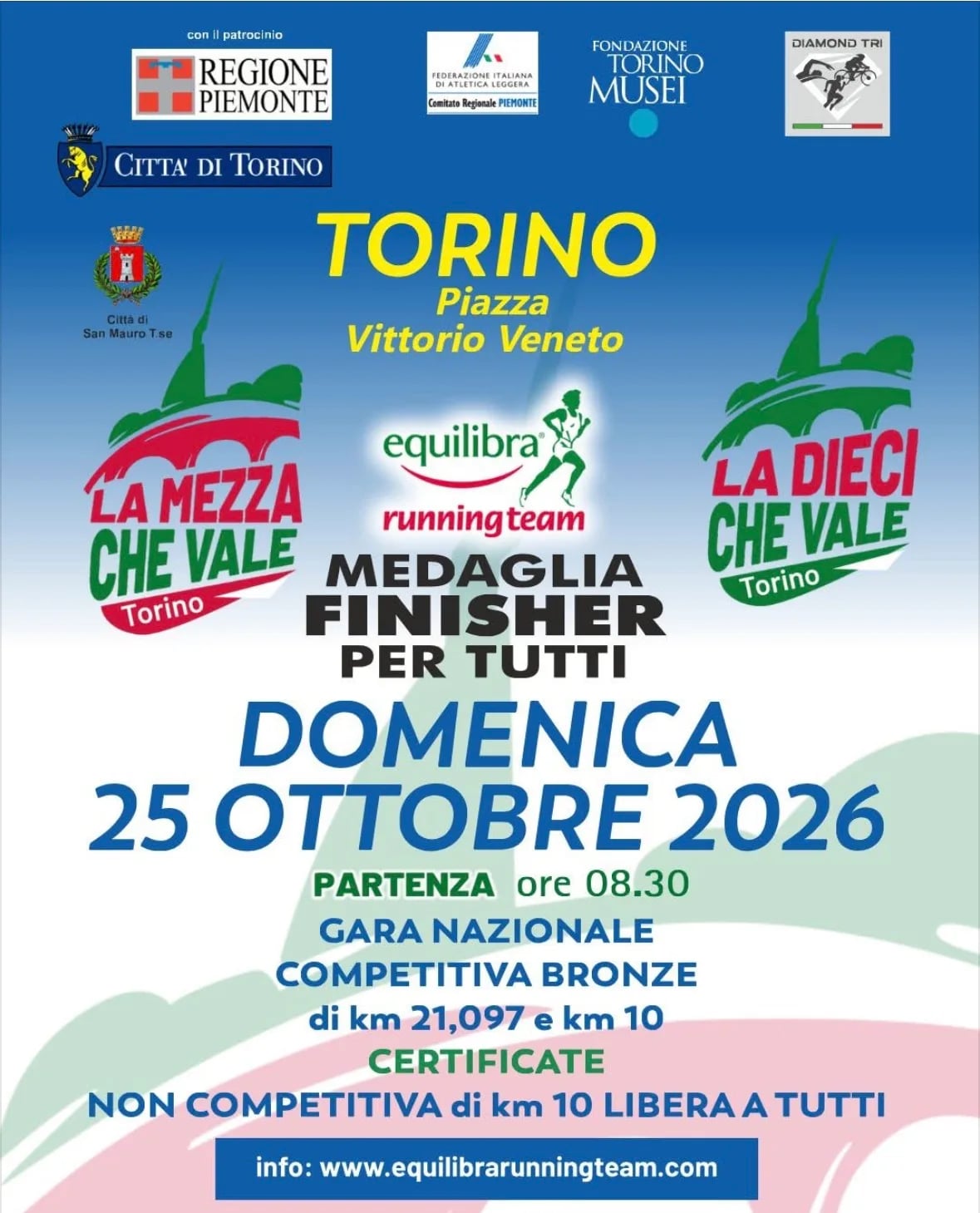 Locandina La Mezza che Vale 2026 - Gara Nazionale Competitiva e Non Co a Torino (Torino)