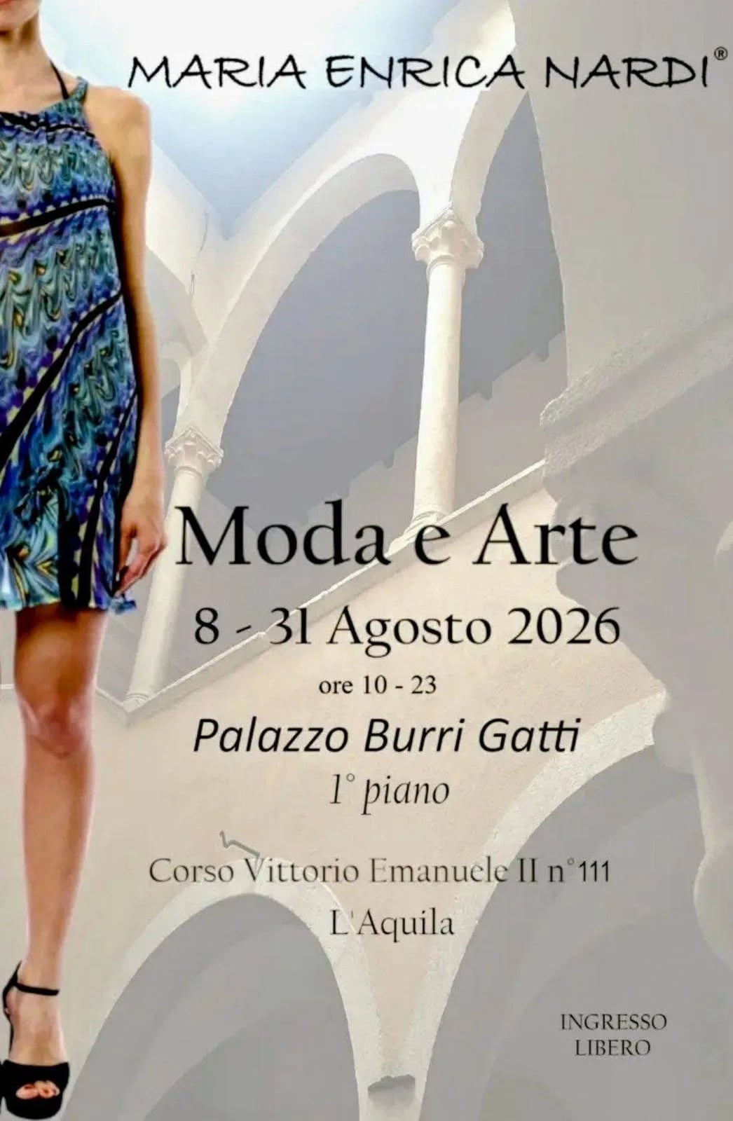 Locandina Mostra Moda e Arte 2026 a L'Aquila (L'aquila)