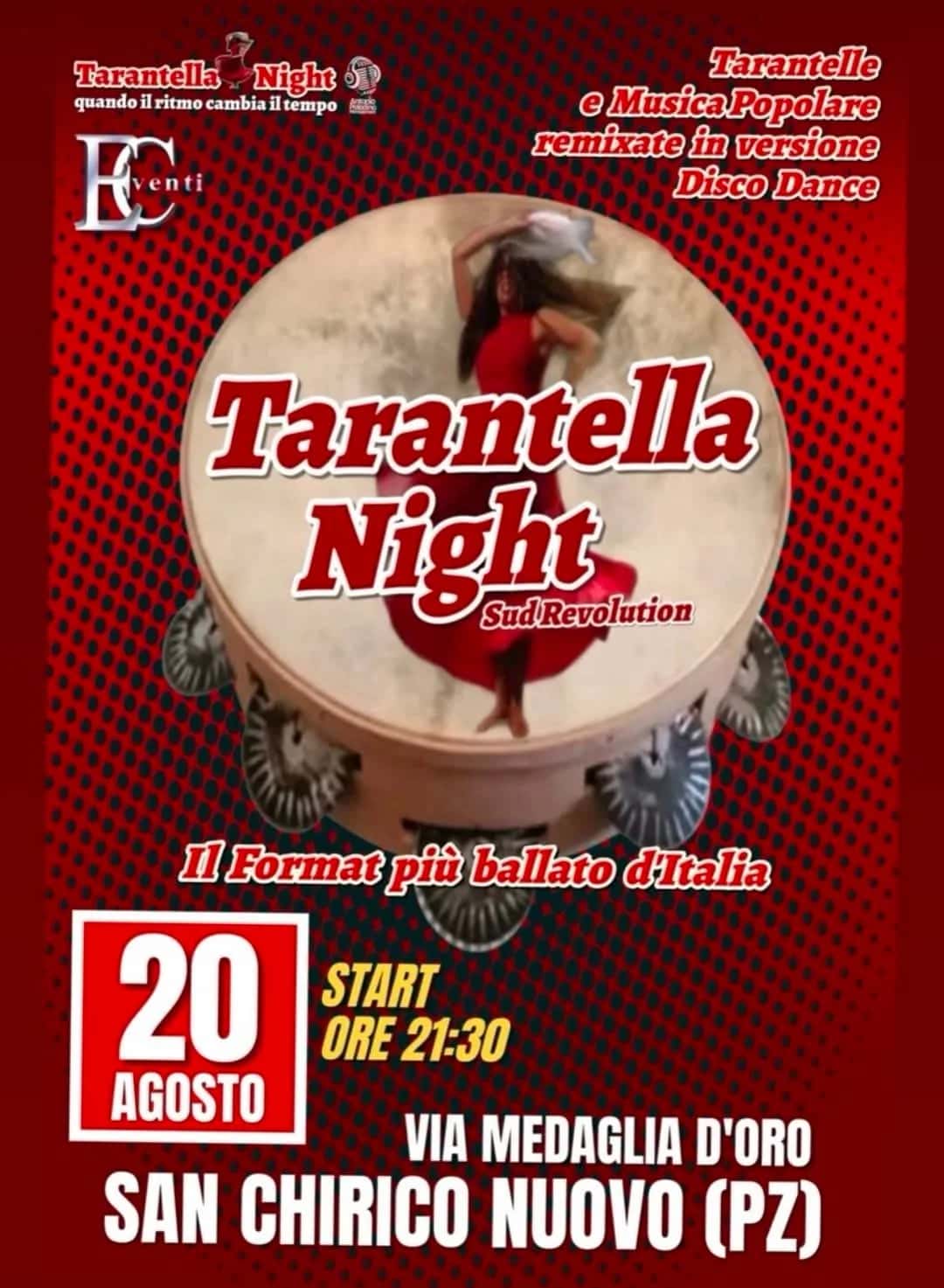 Tarantella Night Sud Revolution 2026