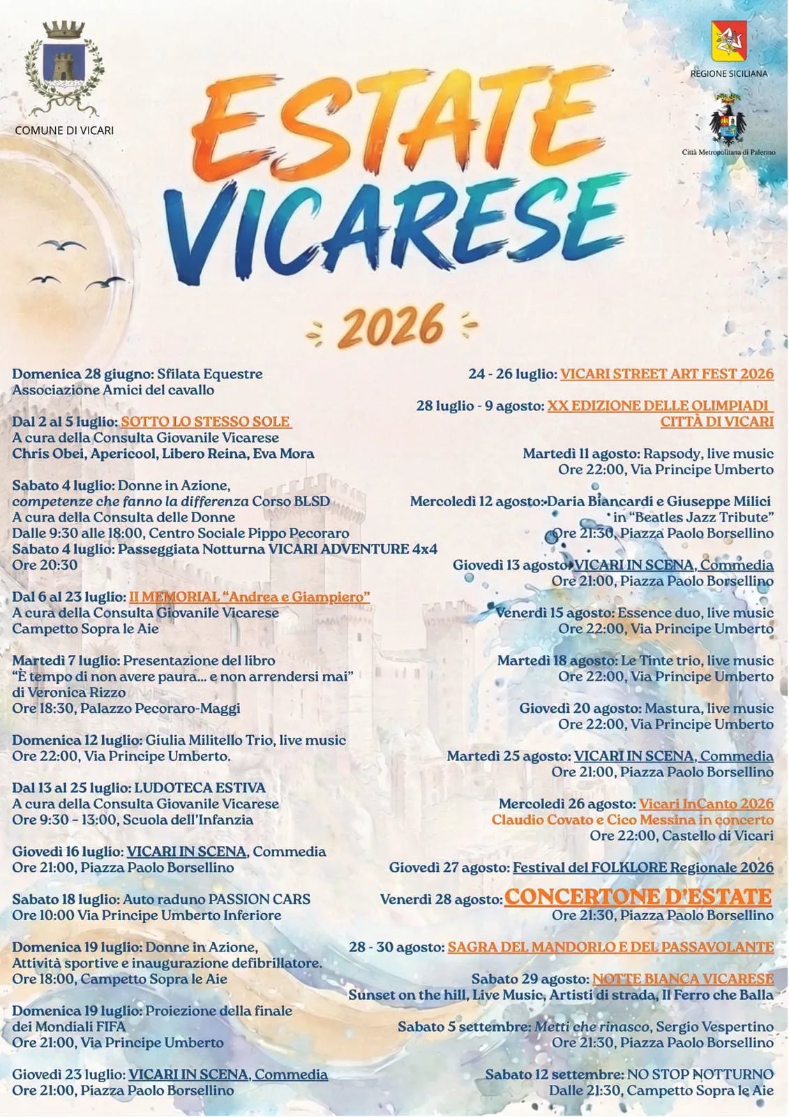 Concertone d'Estate 2026