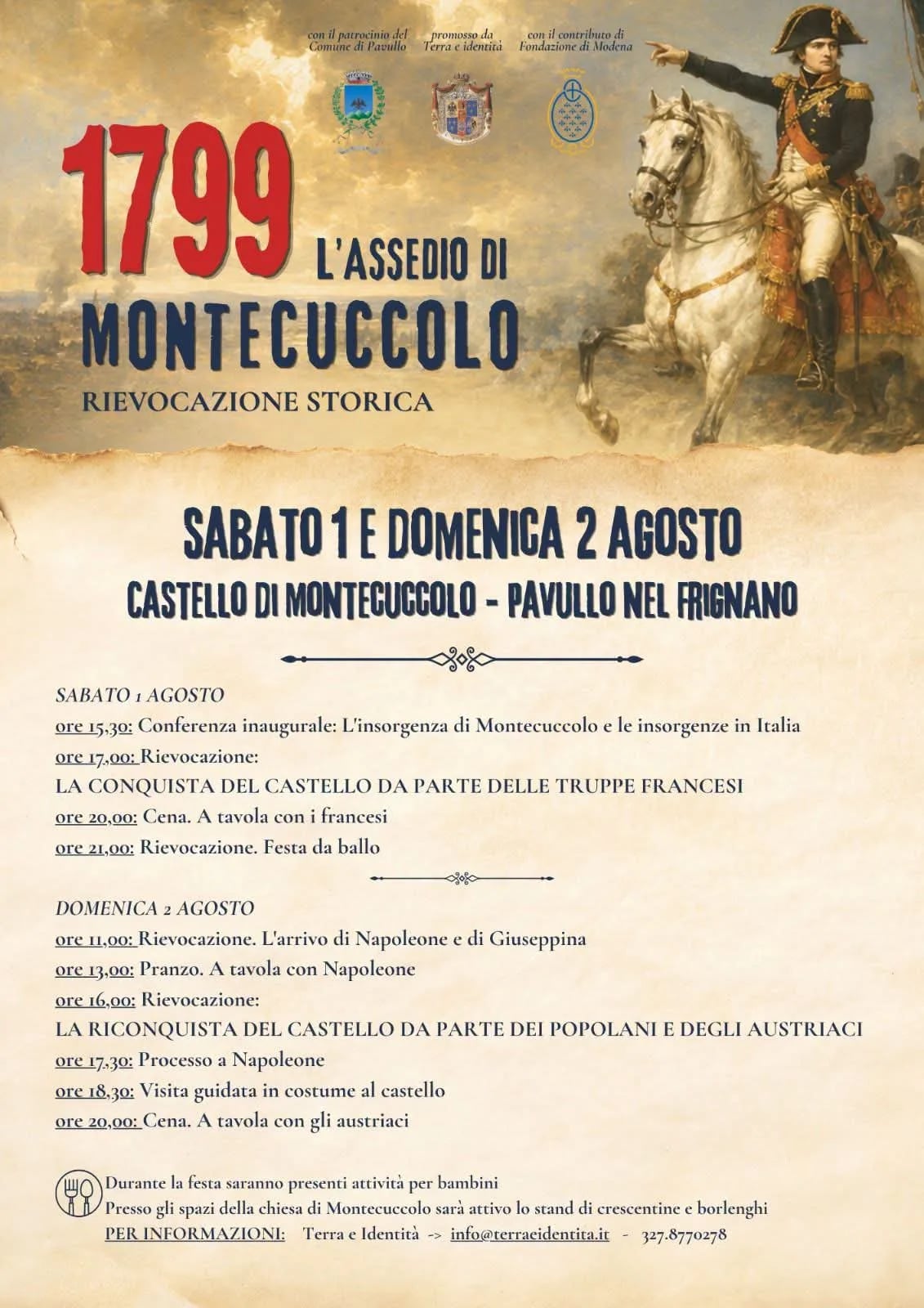 1799 L'Assedio di Montecuccolo 2026