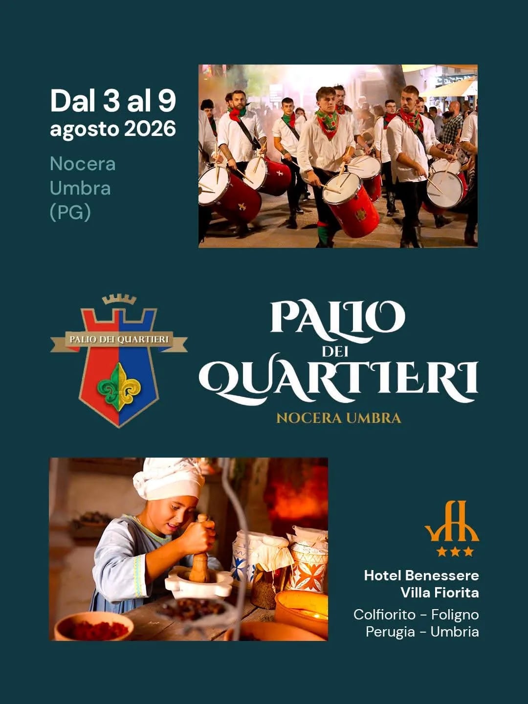 Palio dei Quartieri 2026 Nocera Umbra