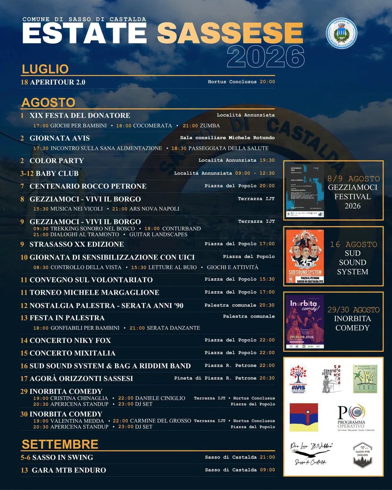 Festa in Palestra 2026
