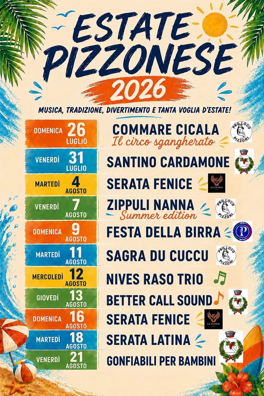 Locandina Better Call Sound 2026 a Pizzoni (Vibo valentia)