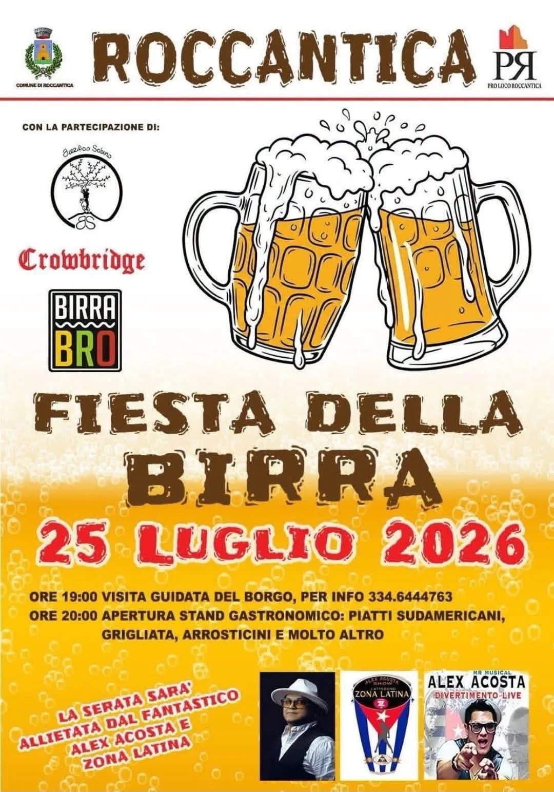 Fiesta della Birra 2026 a Roccantica