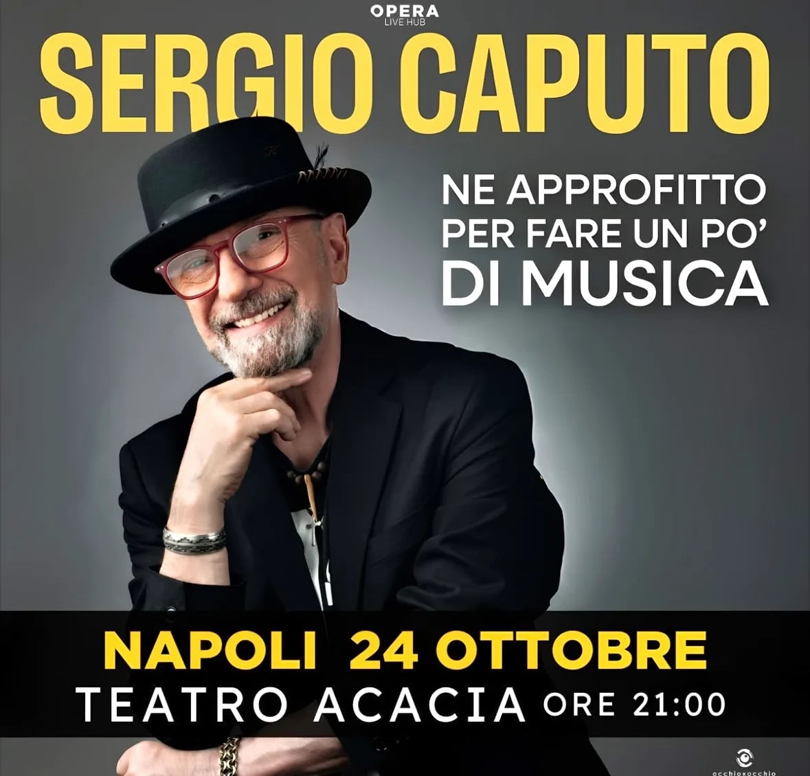 Locandina Concerto Sergio Caputo Napoli 2026 a Napoli (Napoli)