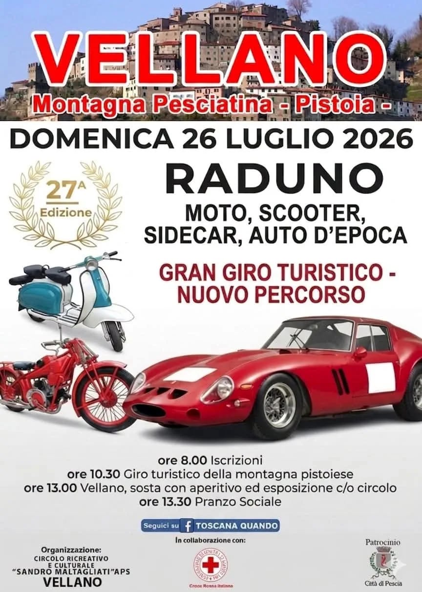 27ª Raduno Moto Scooter Sidecar Auto d'Epoca 2026