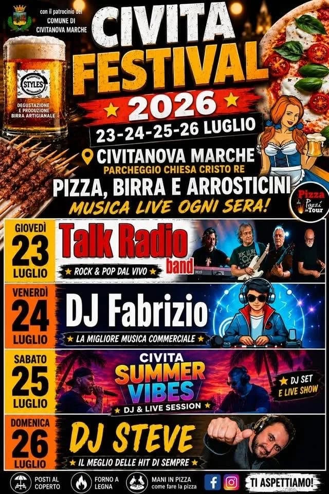 Civita Festival 2026 — Musica e Street Food