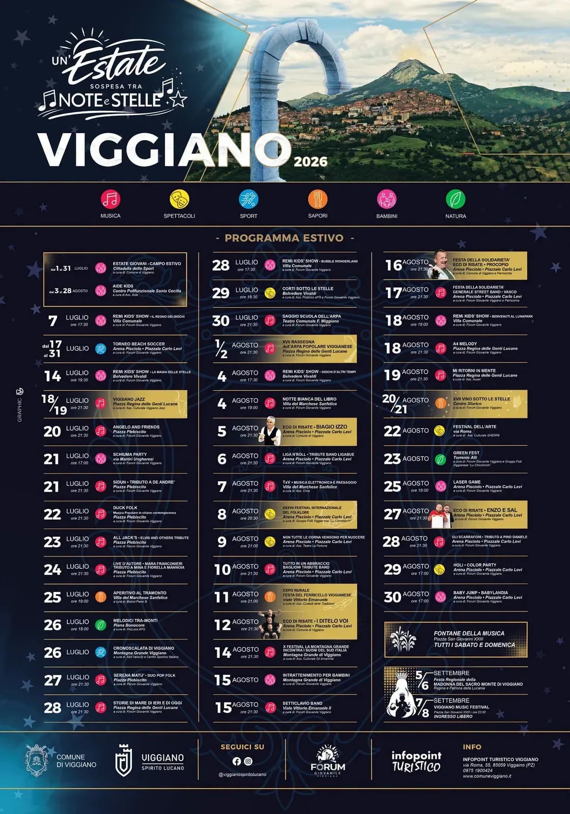 Locandina Eco di Risate - I Ditelo Voi 2026 a Viggiano (Potenza)